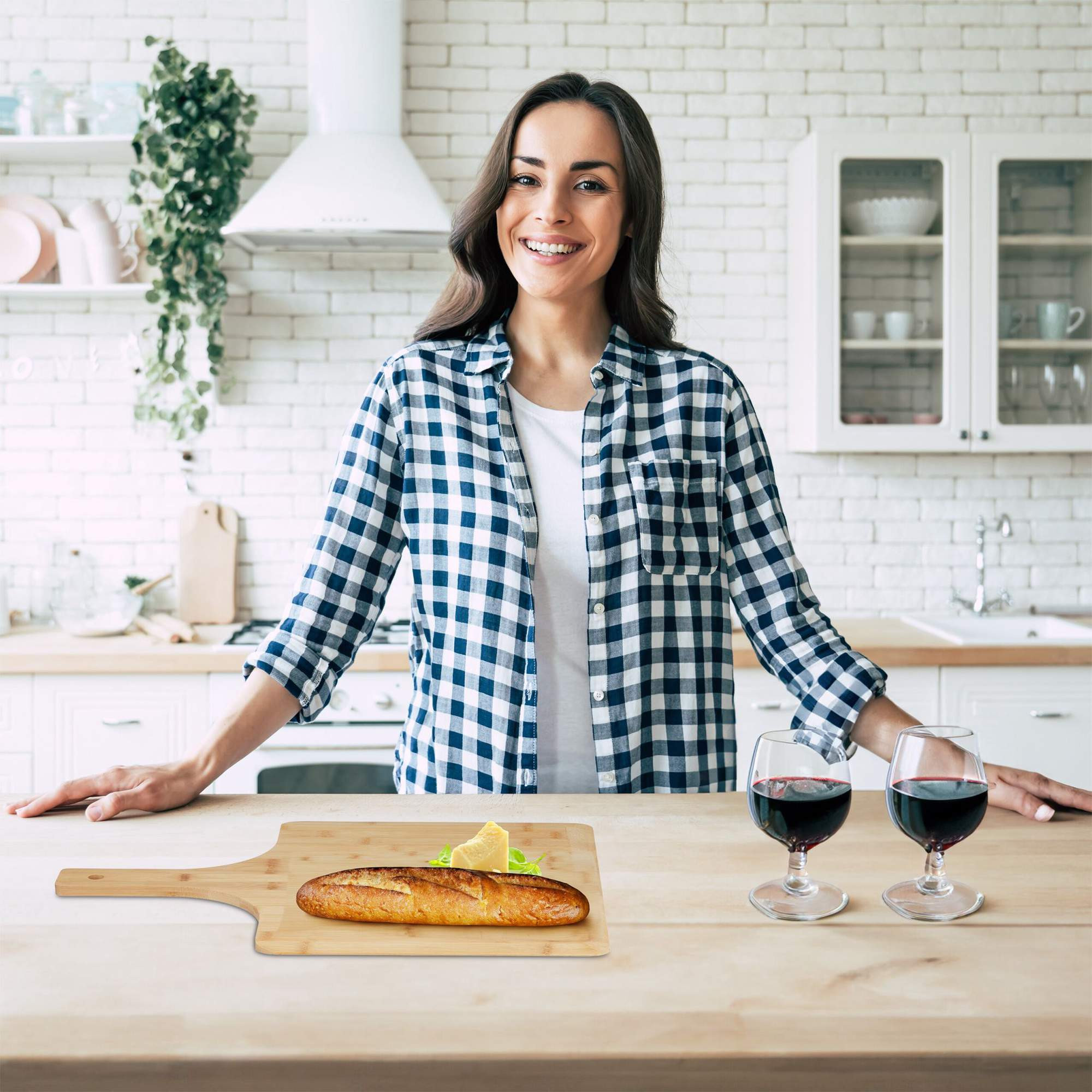 Conjunto de 2 Pizza Slider XXL Bambu