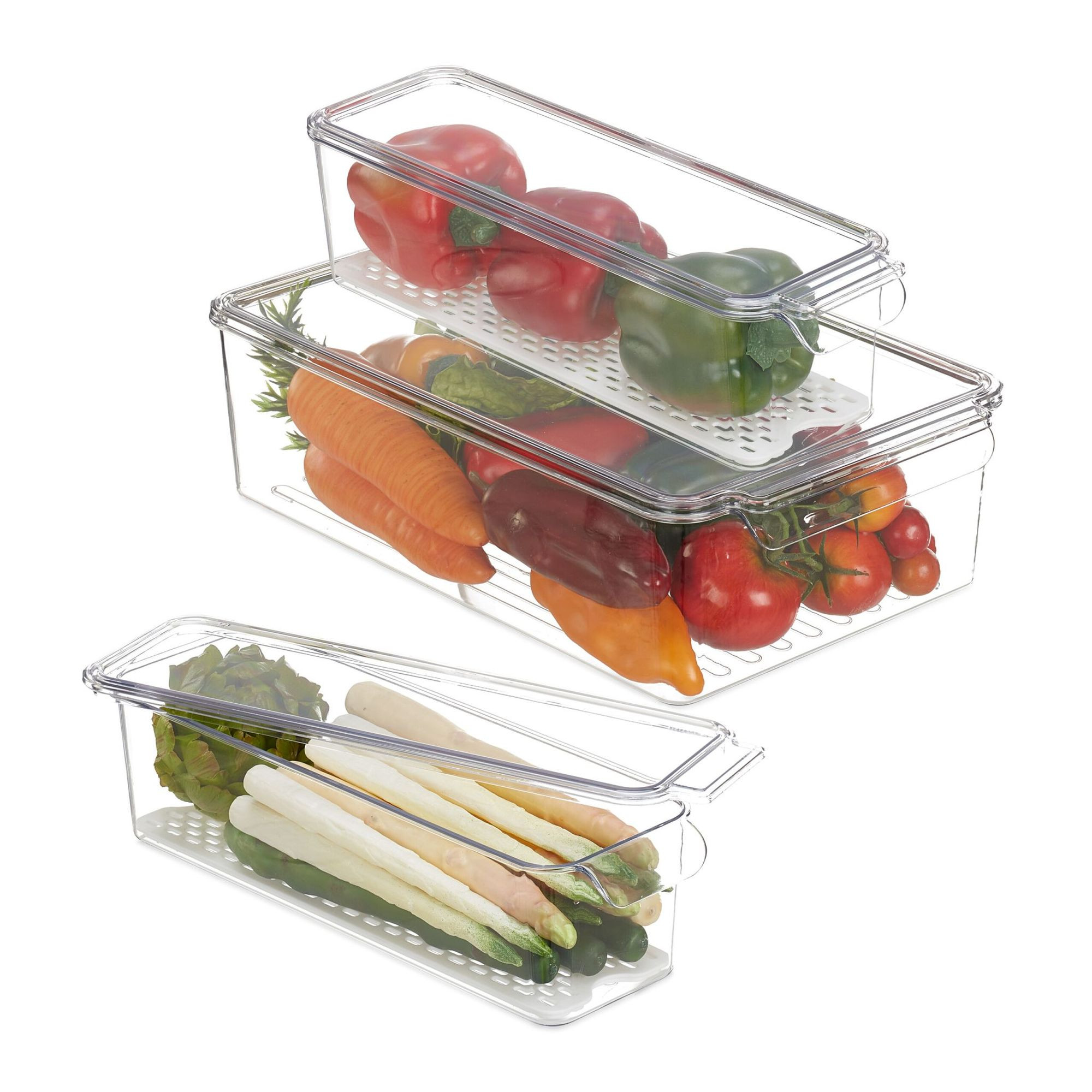 Koelkast opbergset van 3