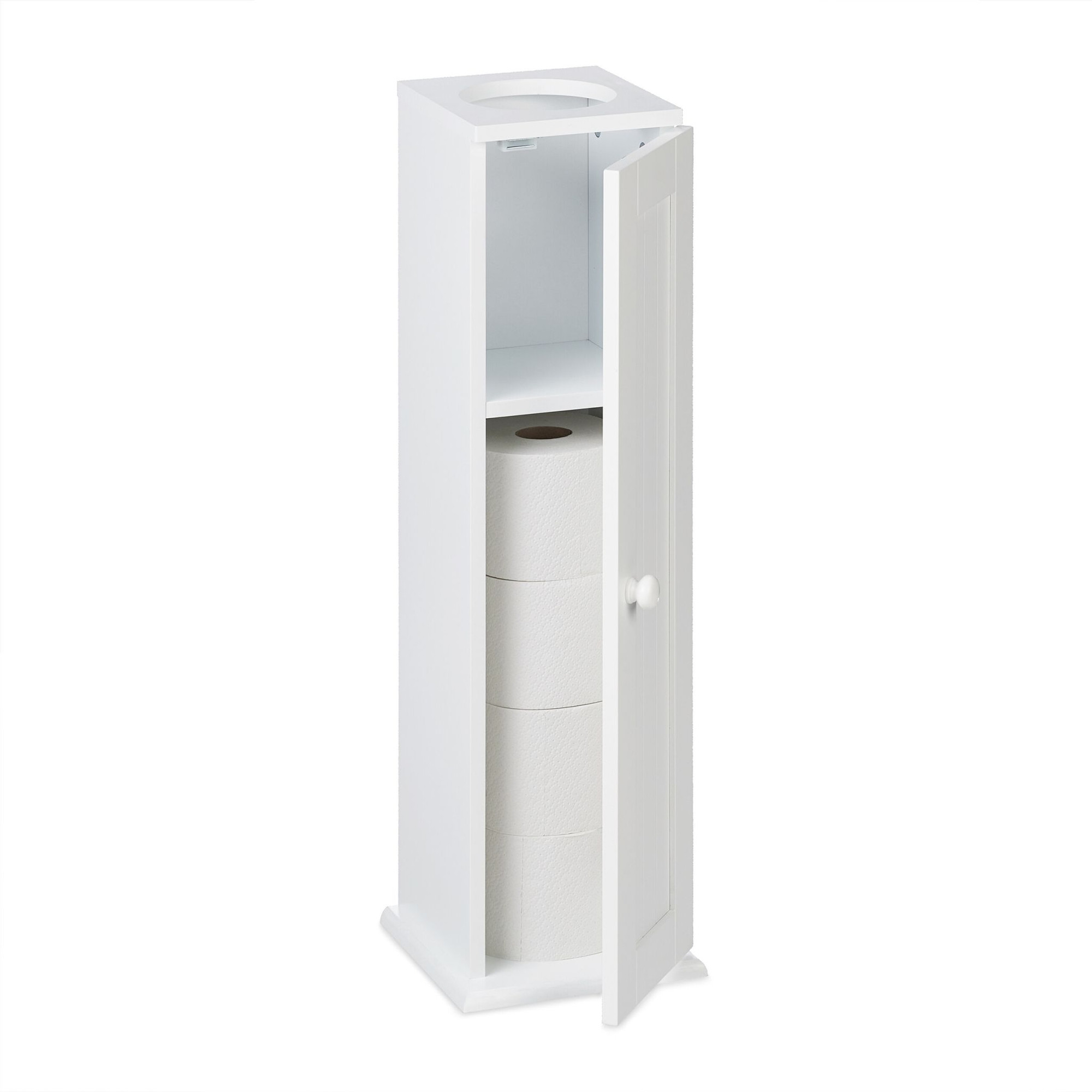 Mobile WC sottile con 2 ripiani