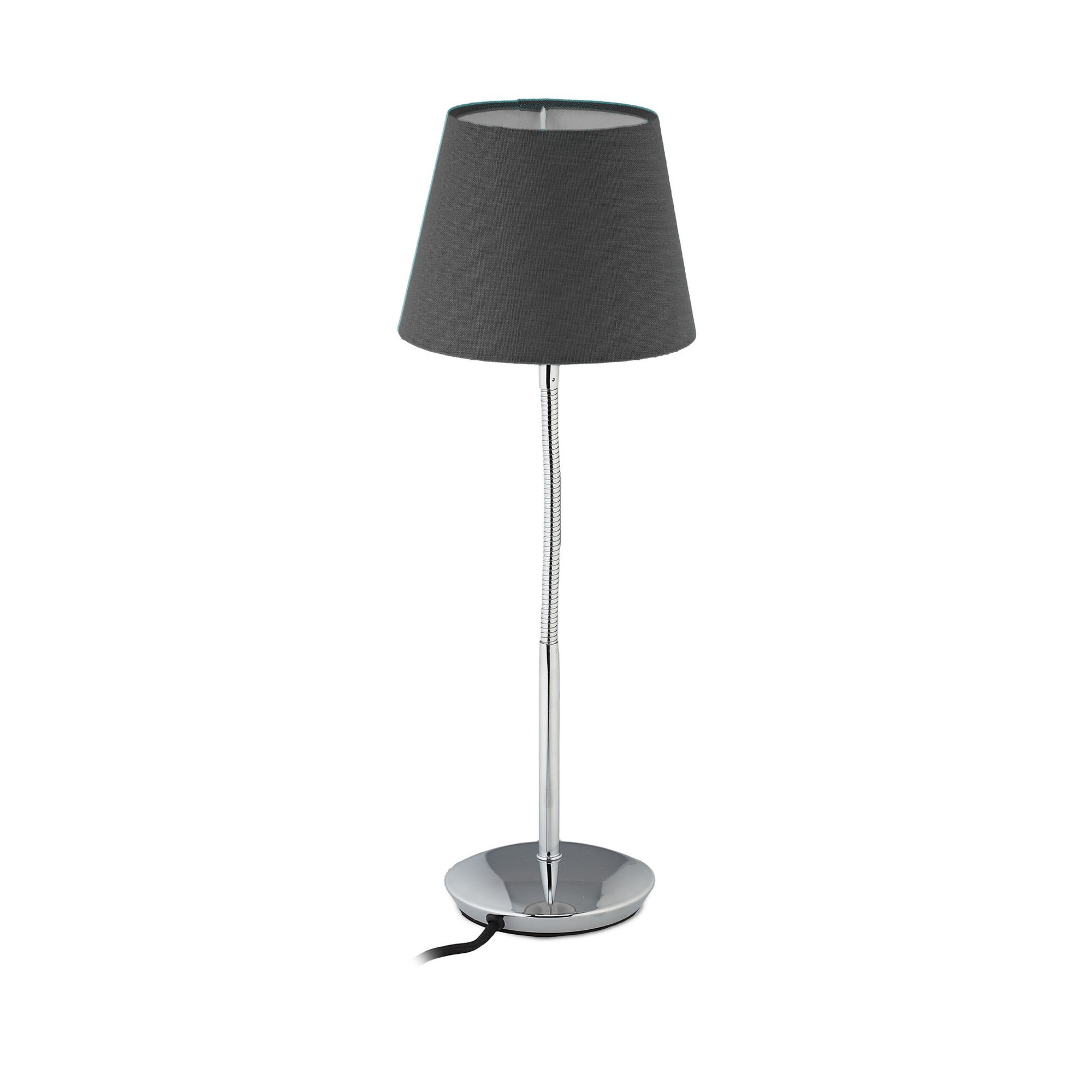 Flexible Tischleuchte mit Stoffschirm