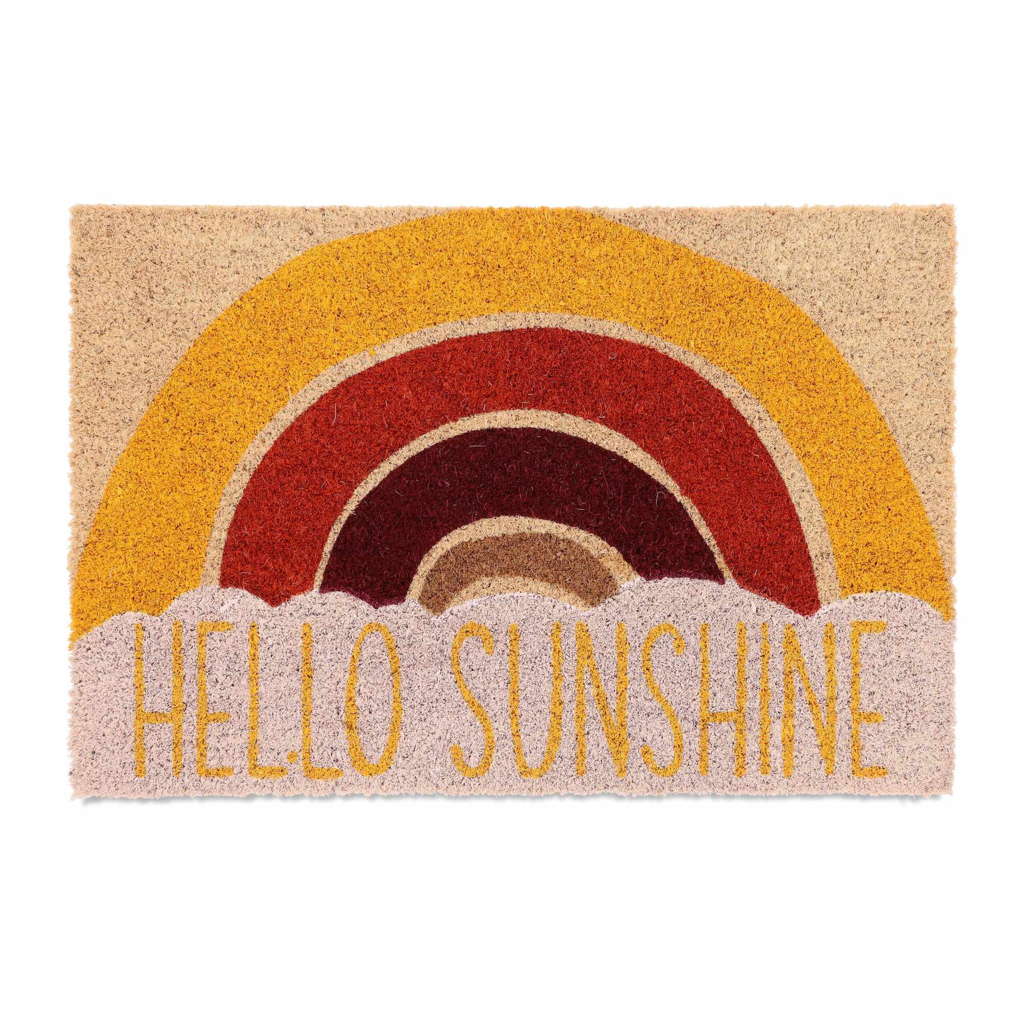 Felpudo de coco "Hello Sunshine"