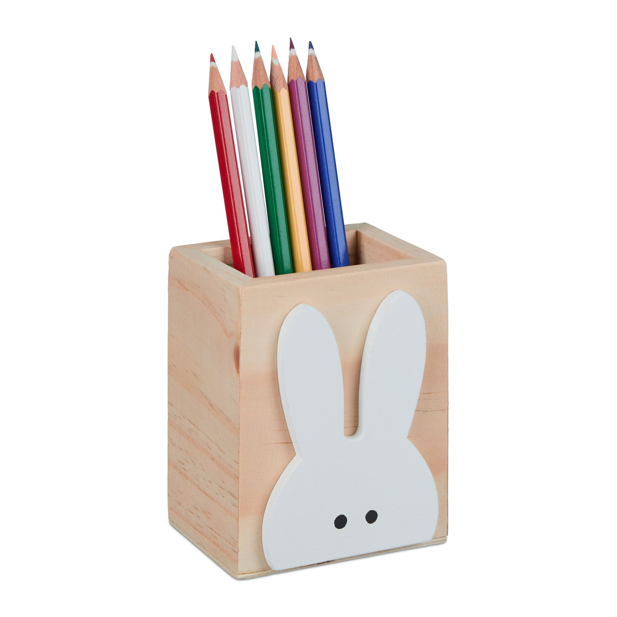 Pot à crayons lapin