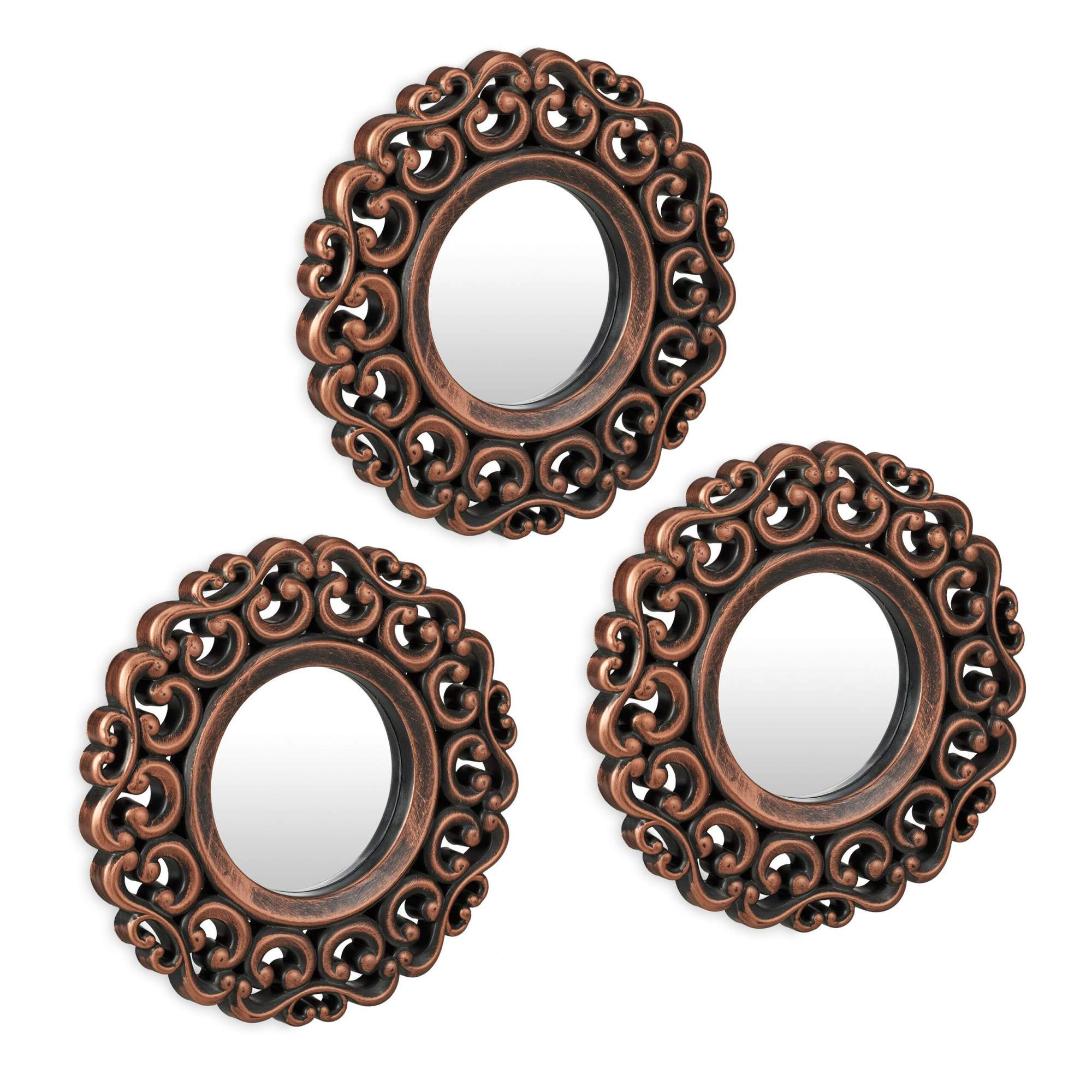 Set di 3 specchi barocchi