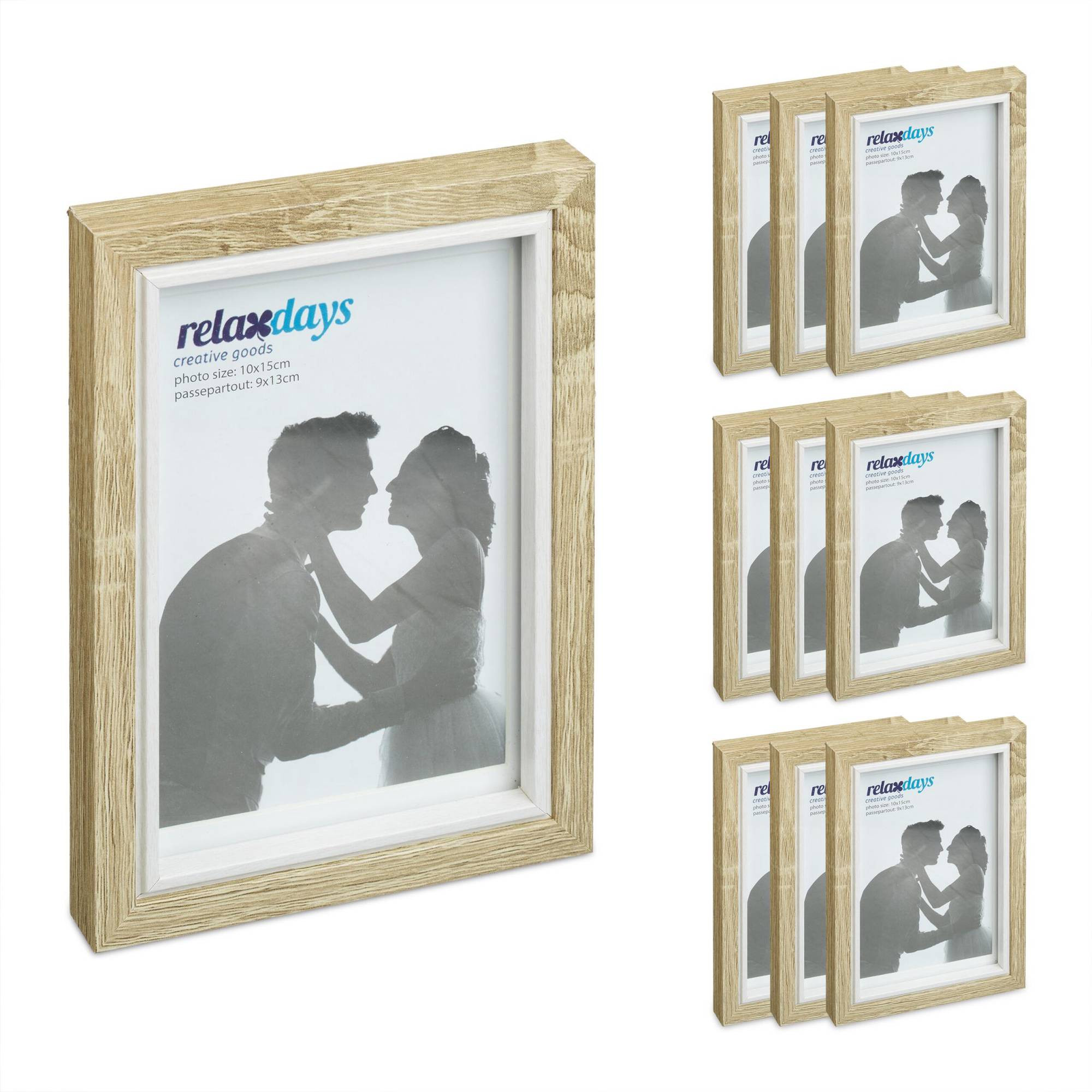 Set mit 10 Bilderrahmen 10x15