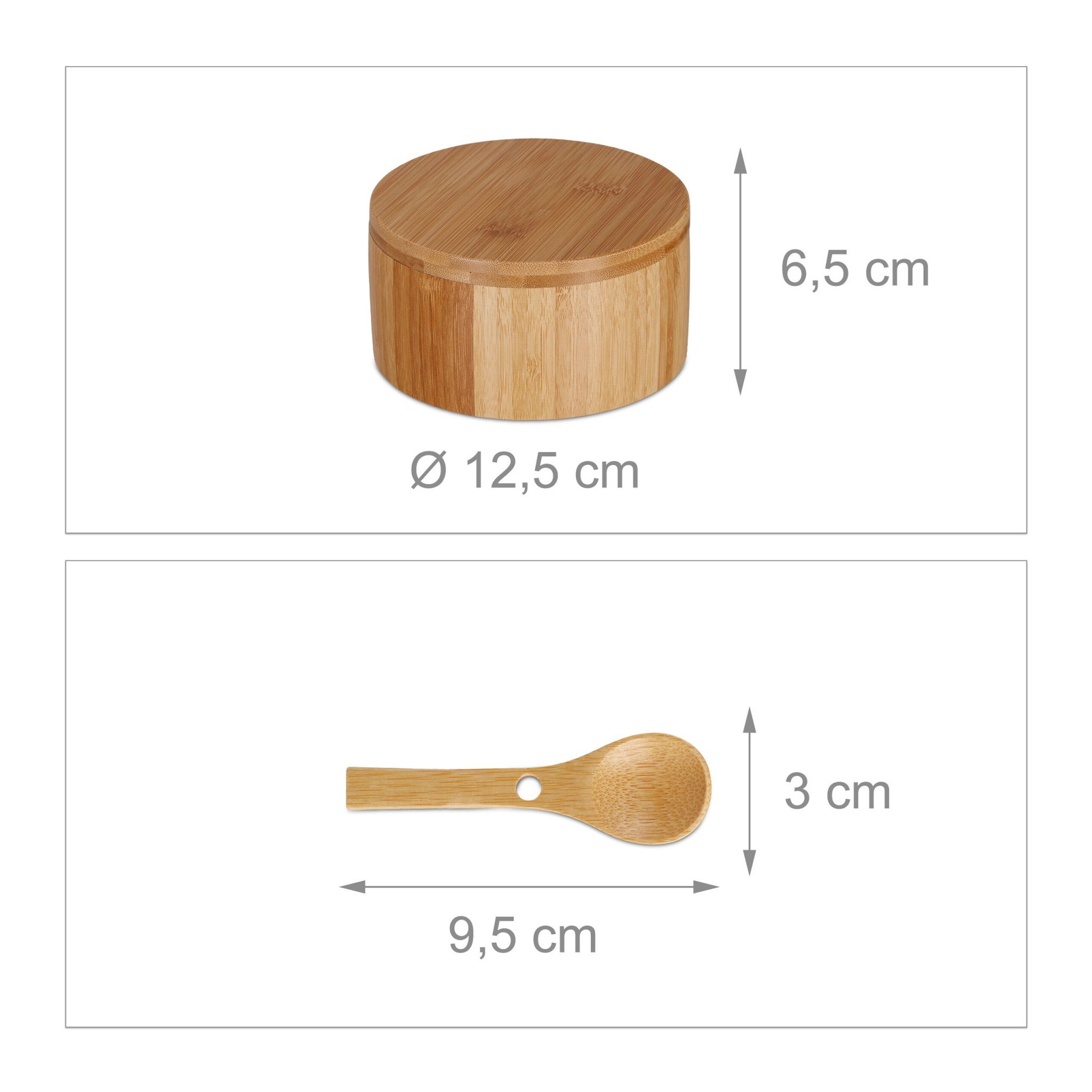 Zoutcontainer met deksel