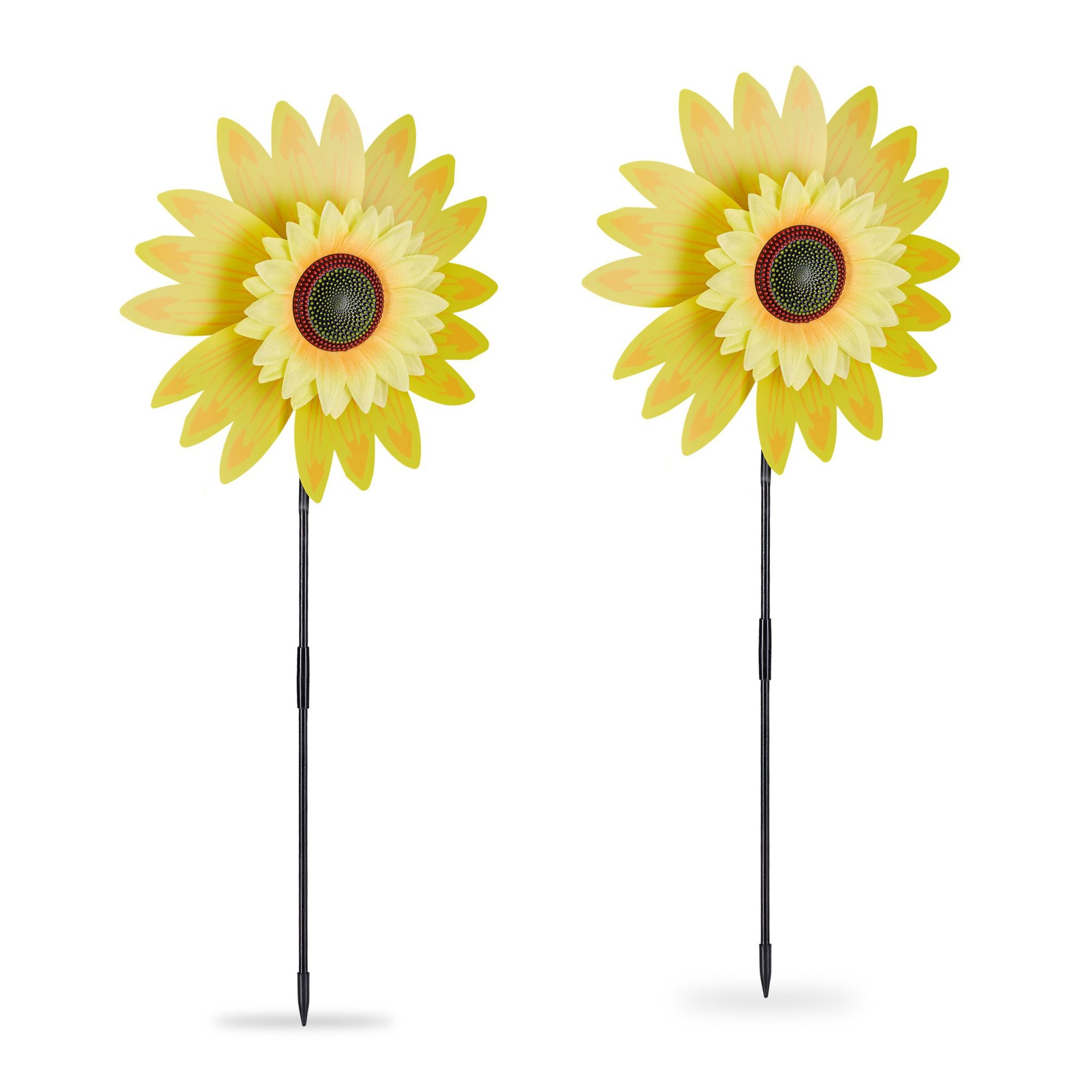 2er Set Windmühle Sonnenblume