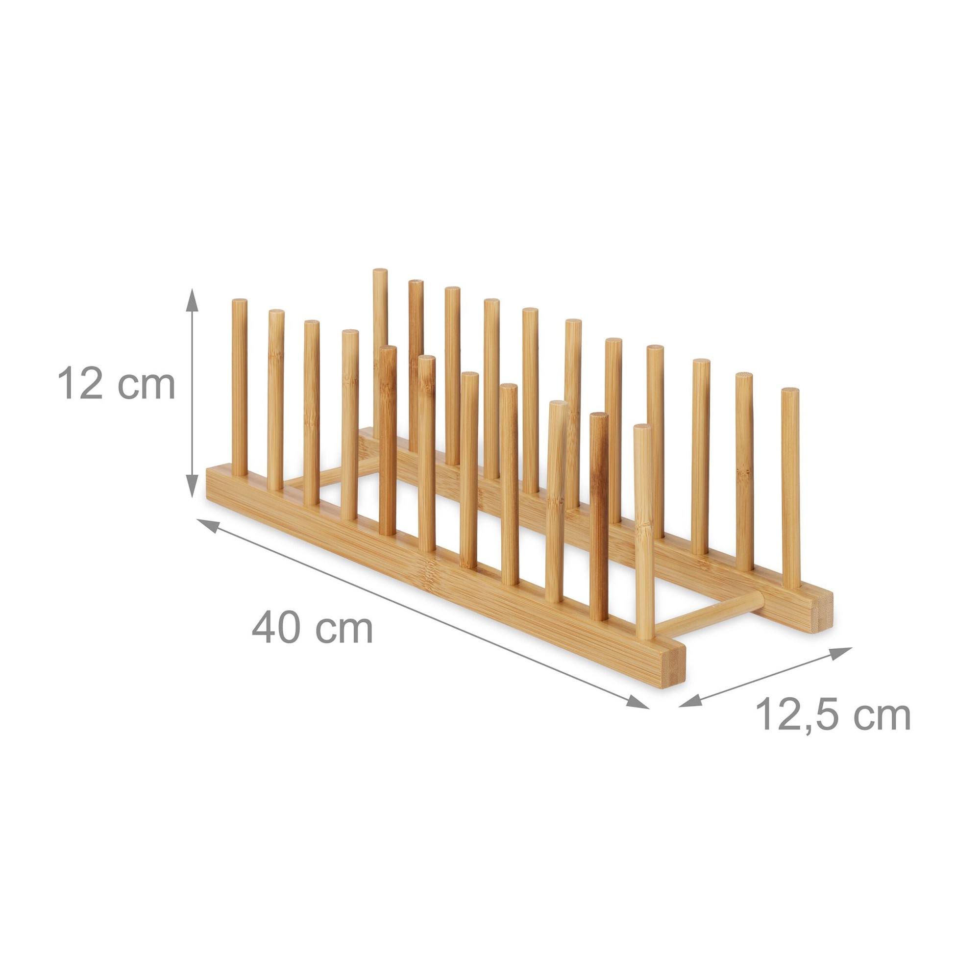 conjunto de 2 porta-pratos de bambu