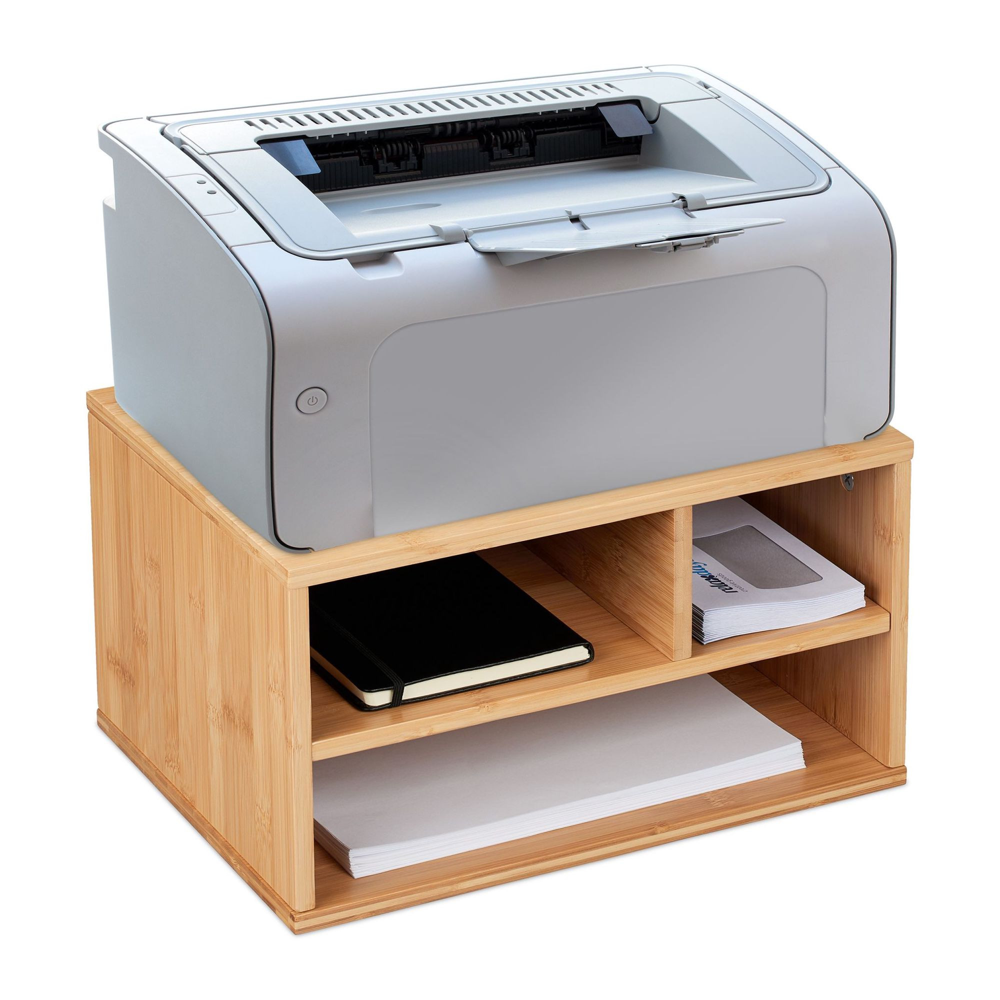 Mesa de bambu para impressoras