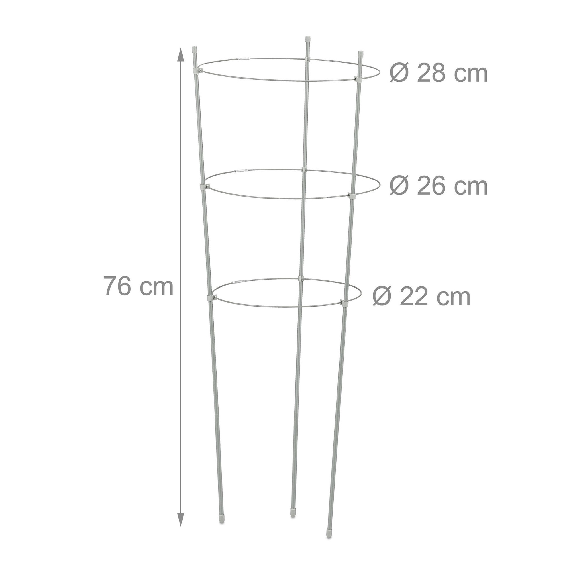 Gray Creeper 76 cm Sada 6 ks
