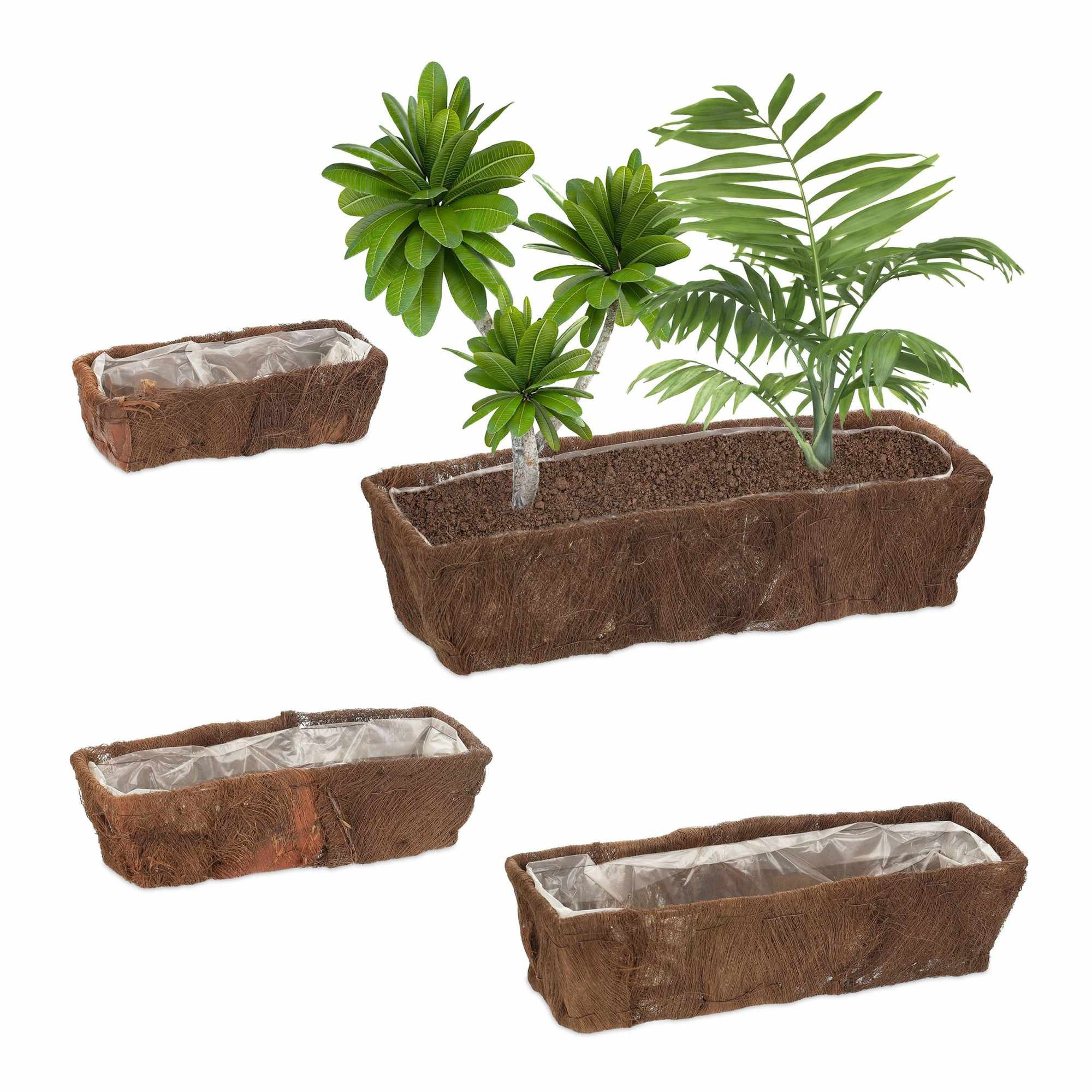 Bloembakken set van 4