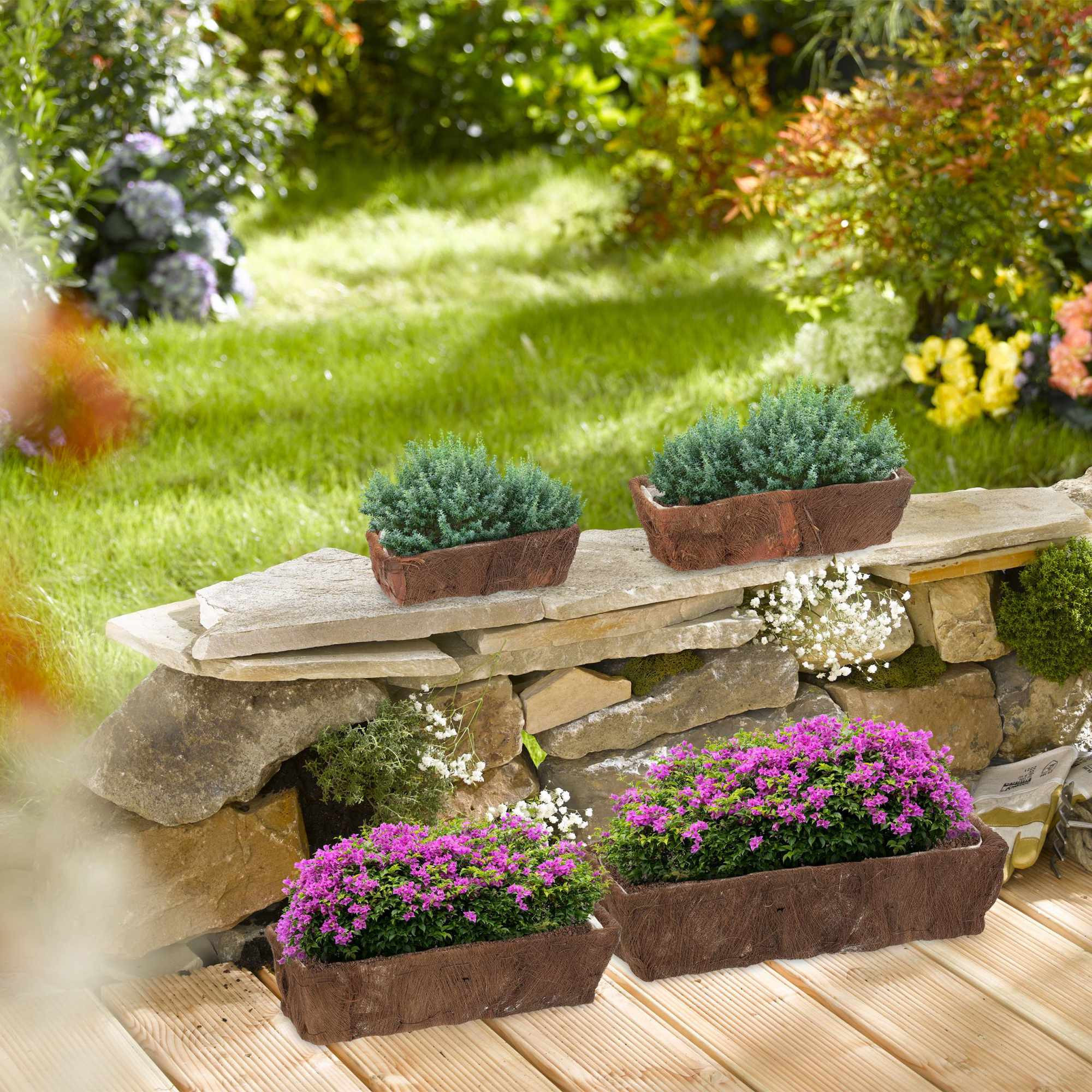 Caixa de flores conjunto de 4