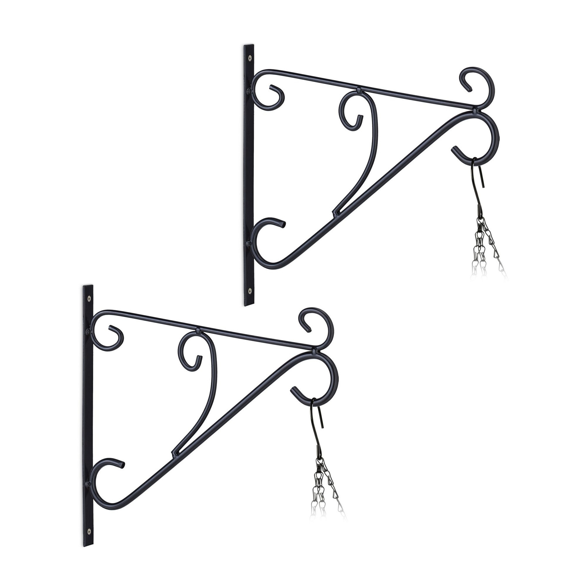 ensemble de 2 supports de panier suspendu