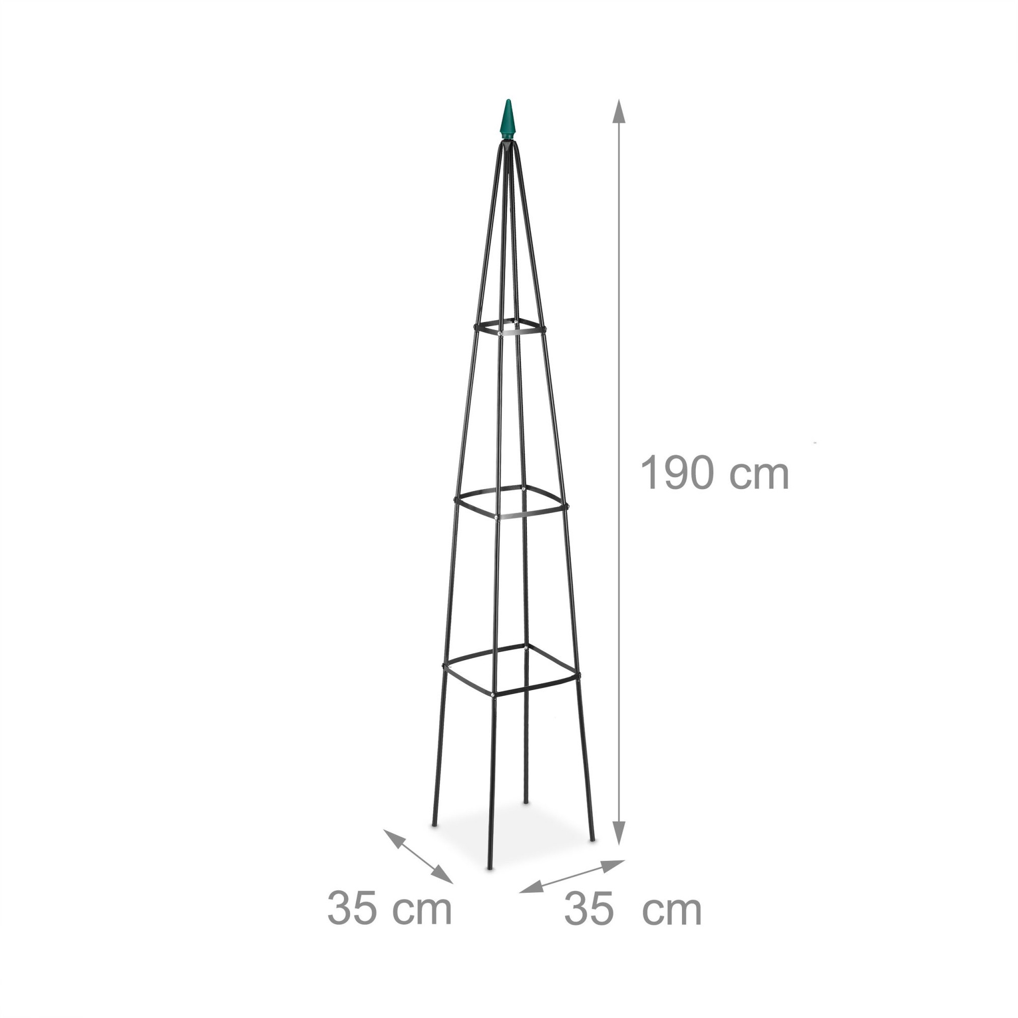 Popínavá 190 cm čierna