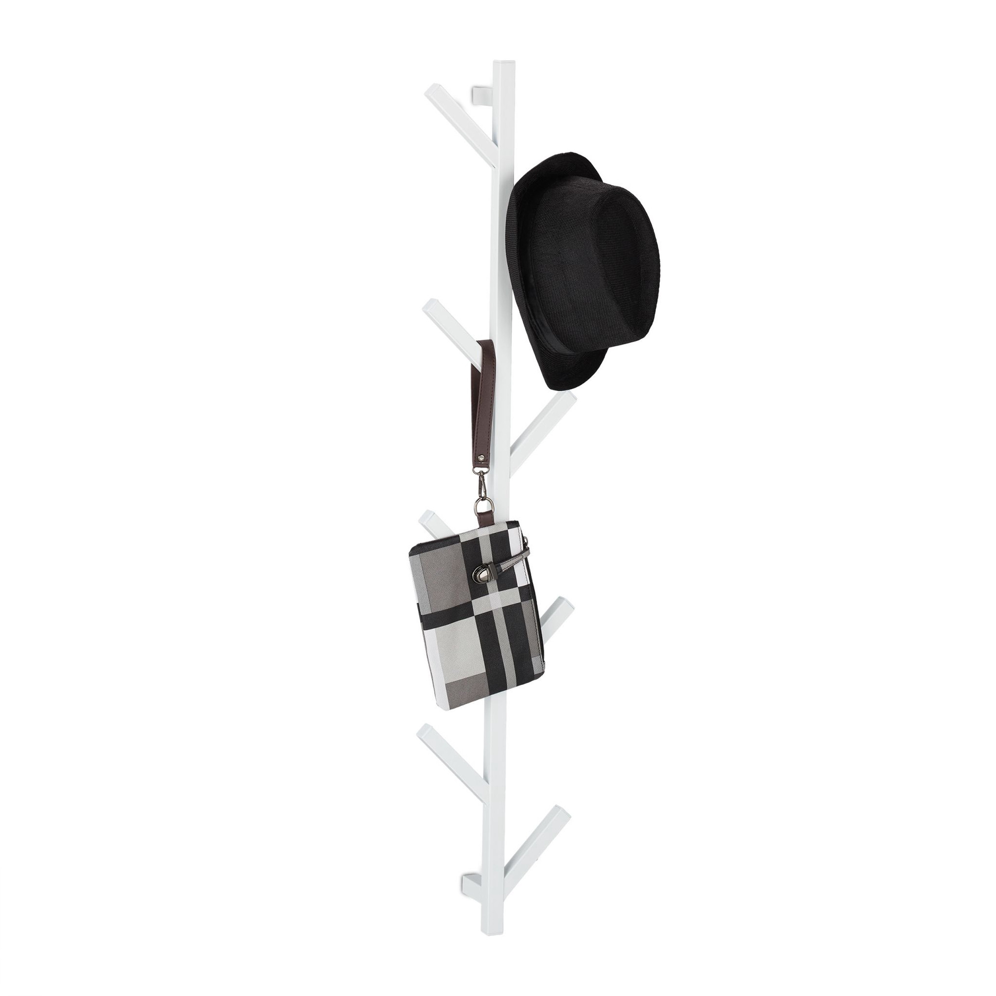 White tree-shaped coat hanger