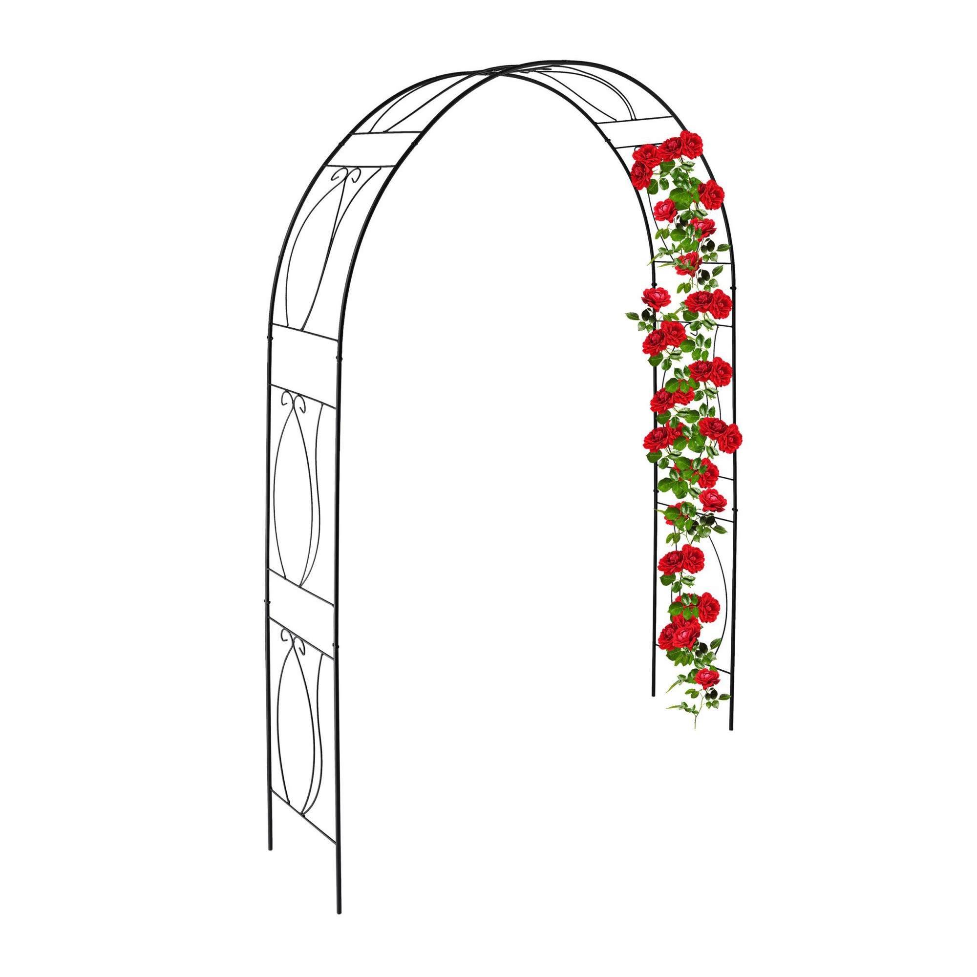 Arche de roses noires