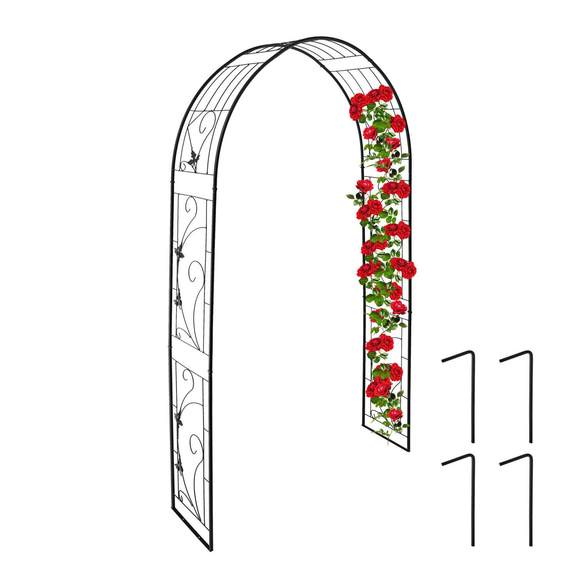 Rosenbogen aus Eisen