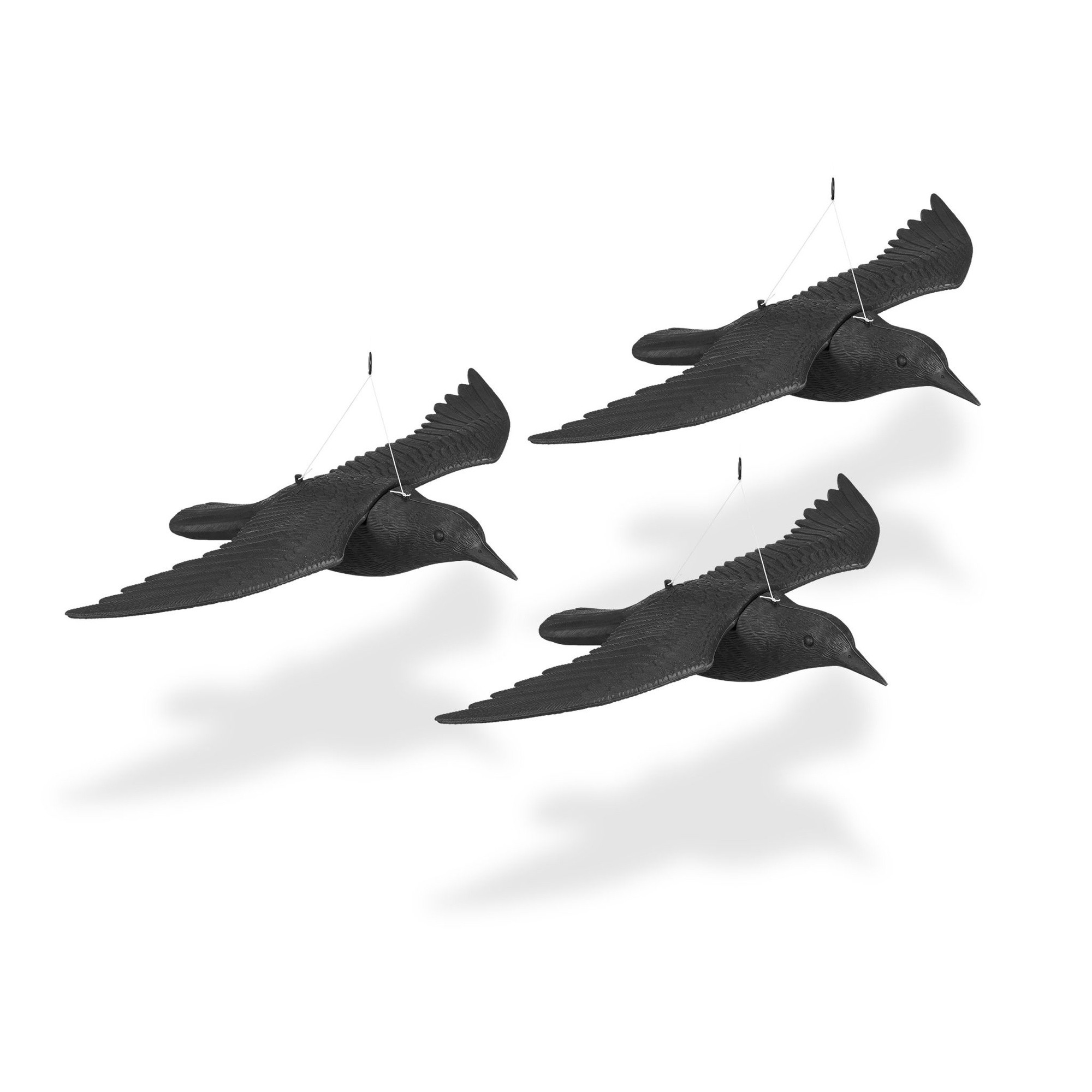 Épouvantail Corbeau Ensemble de 3