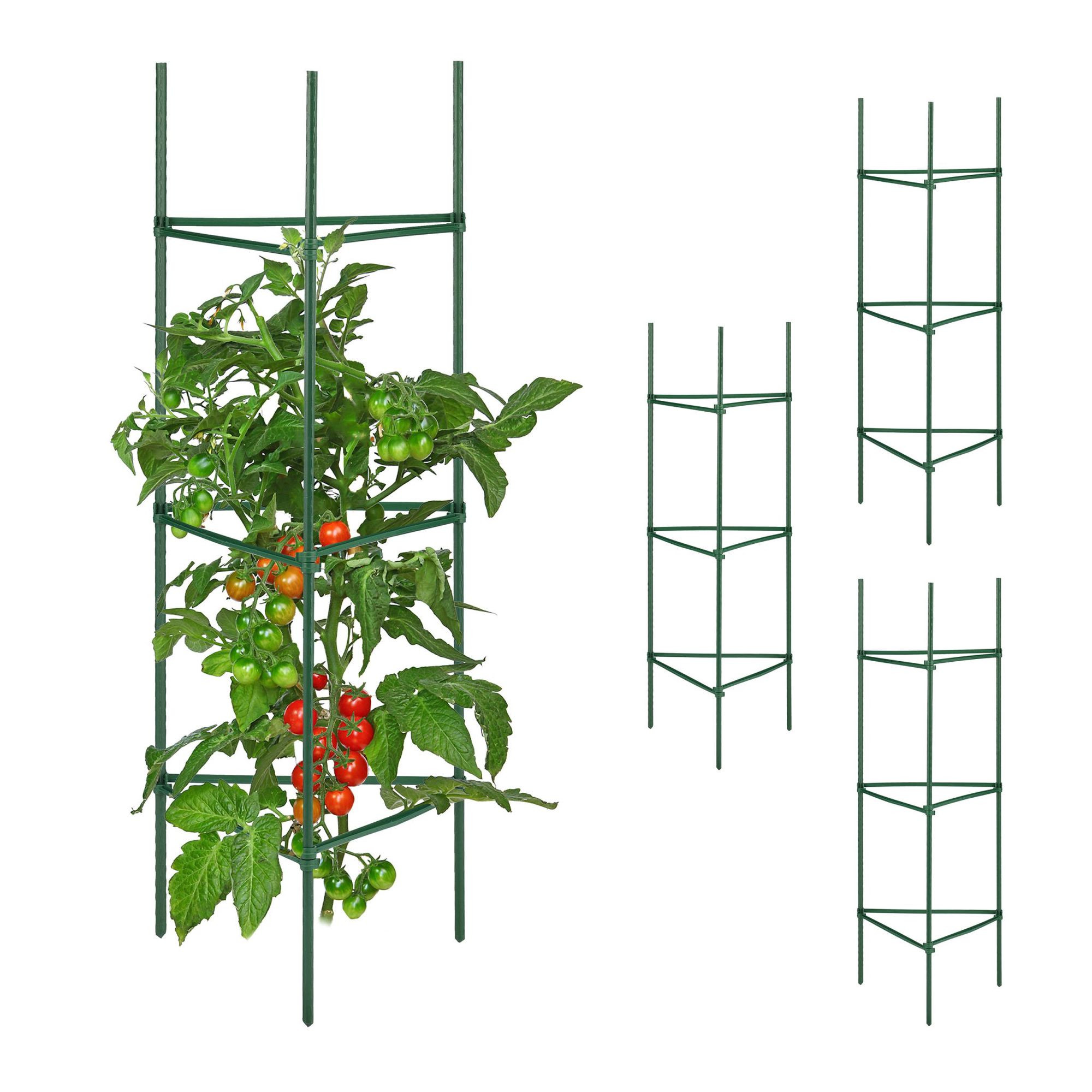 Set di 4 supporti per piante da 90 cm
