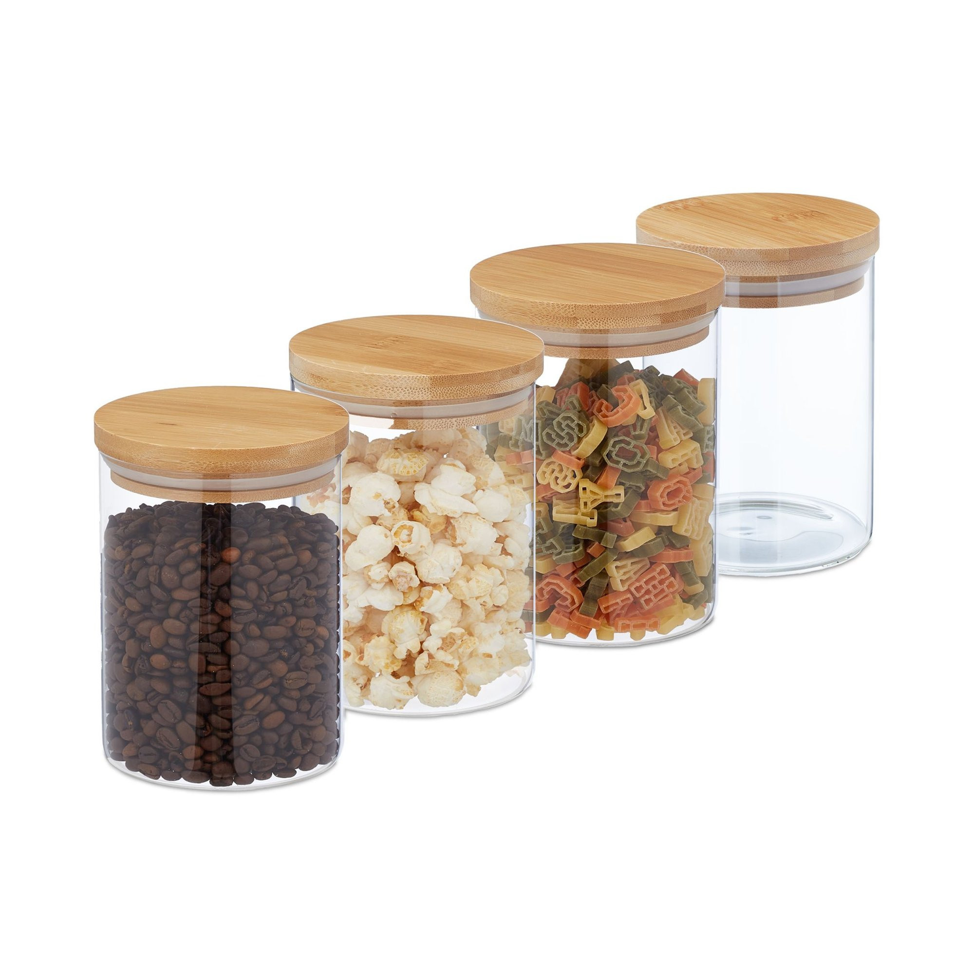 4 pièces. Pots de conservation 750 ml