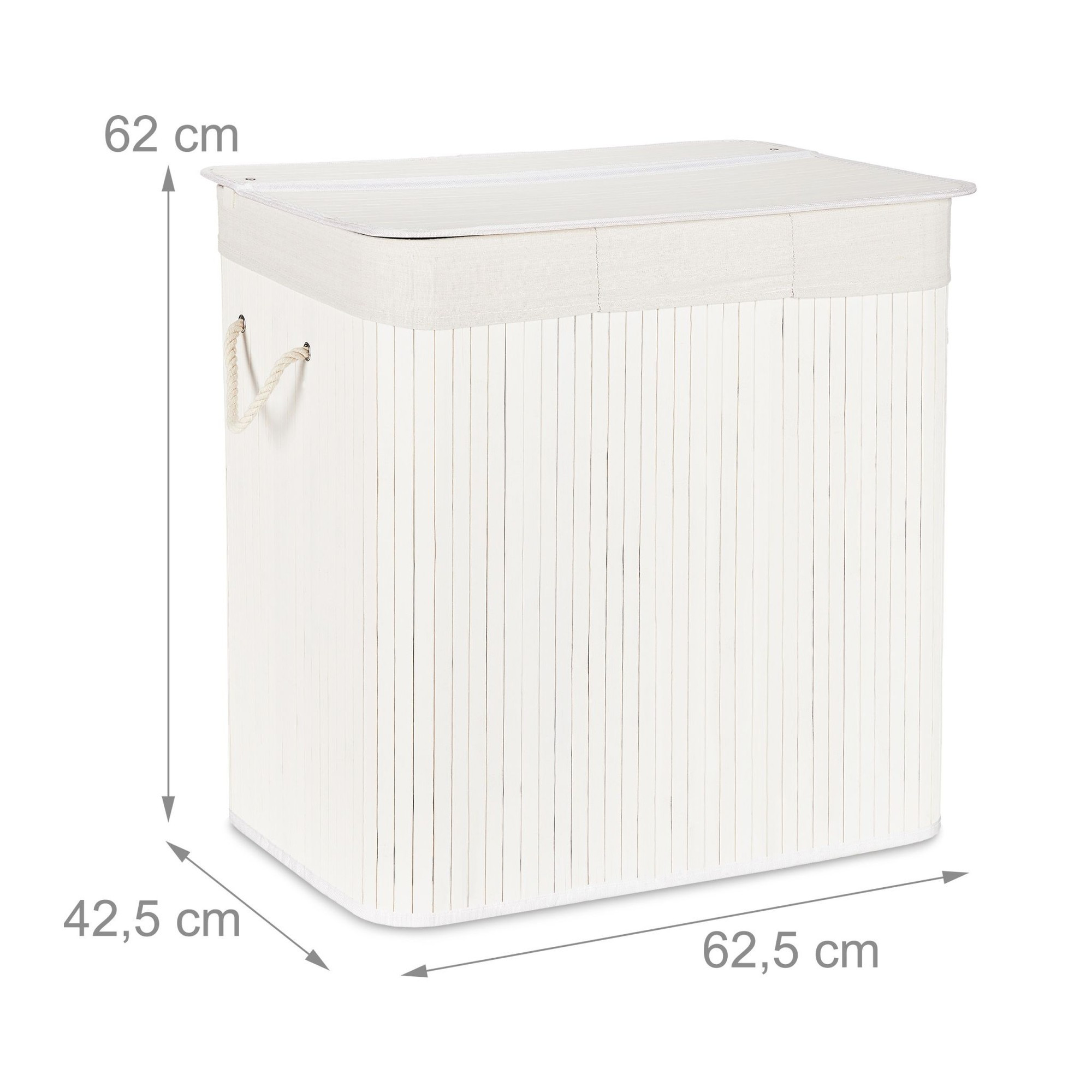 Wasmand in bamboe 3 compartimenten