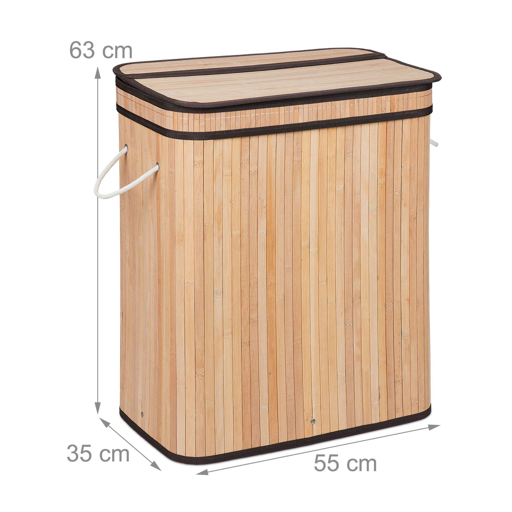 Trieur de linge en bambou