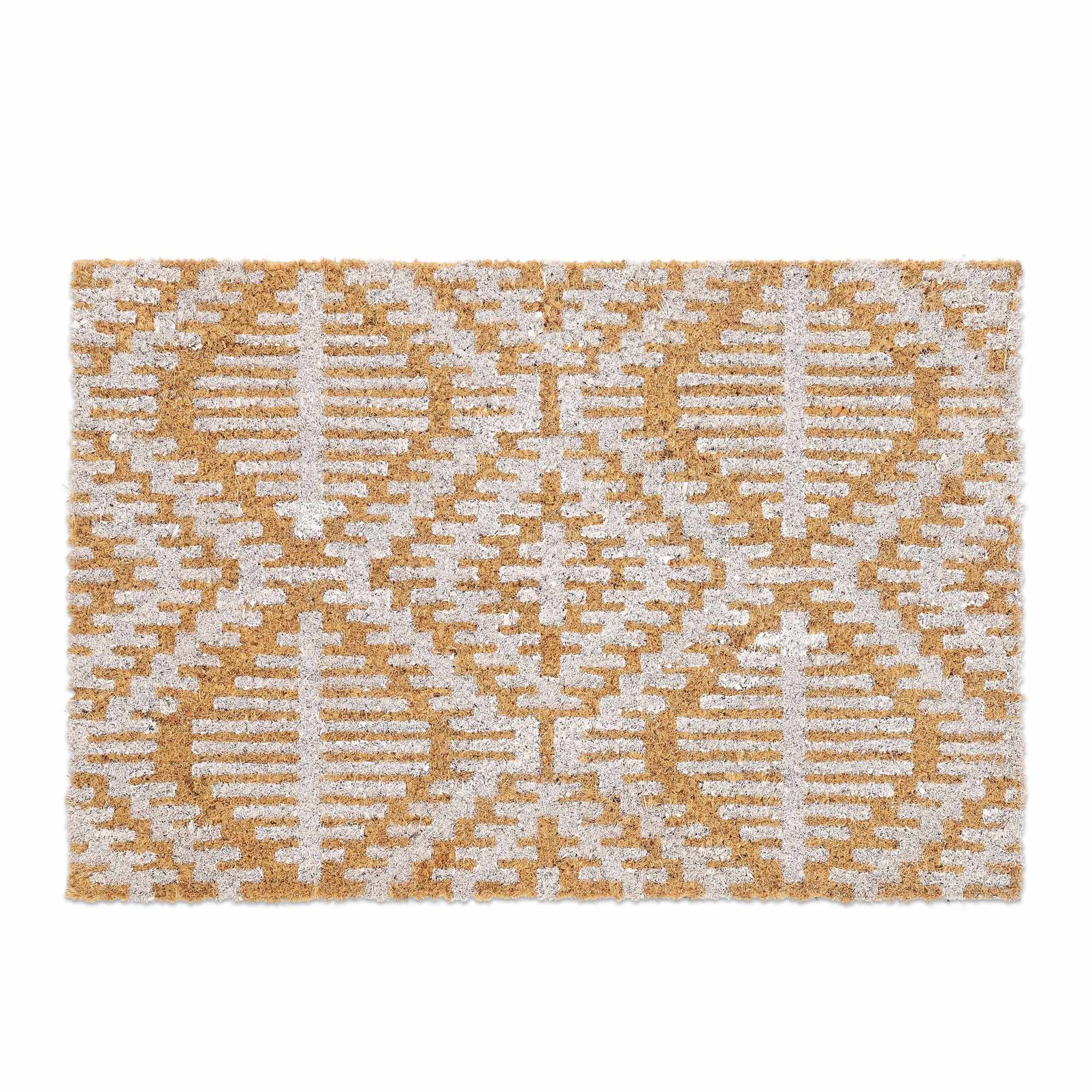 Doormat coconut fiber with pattern
