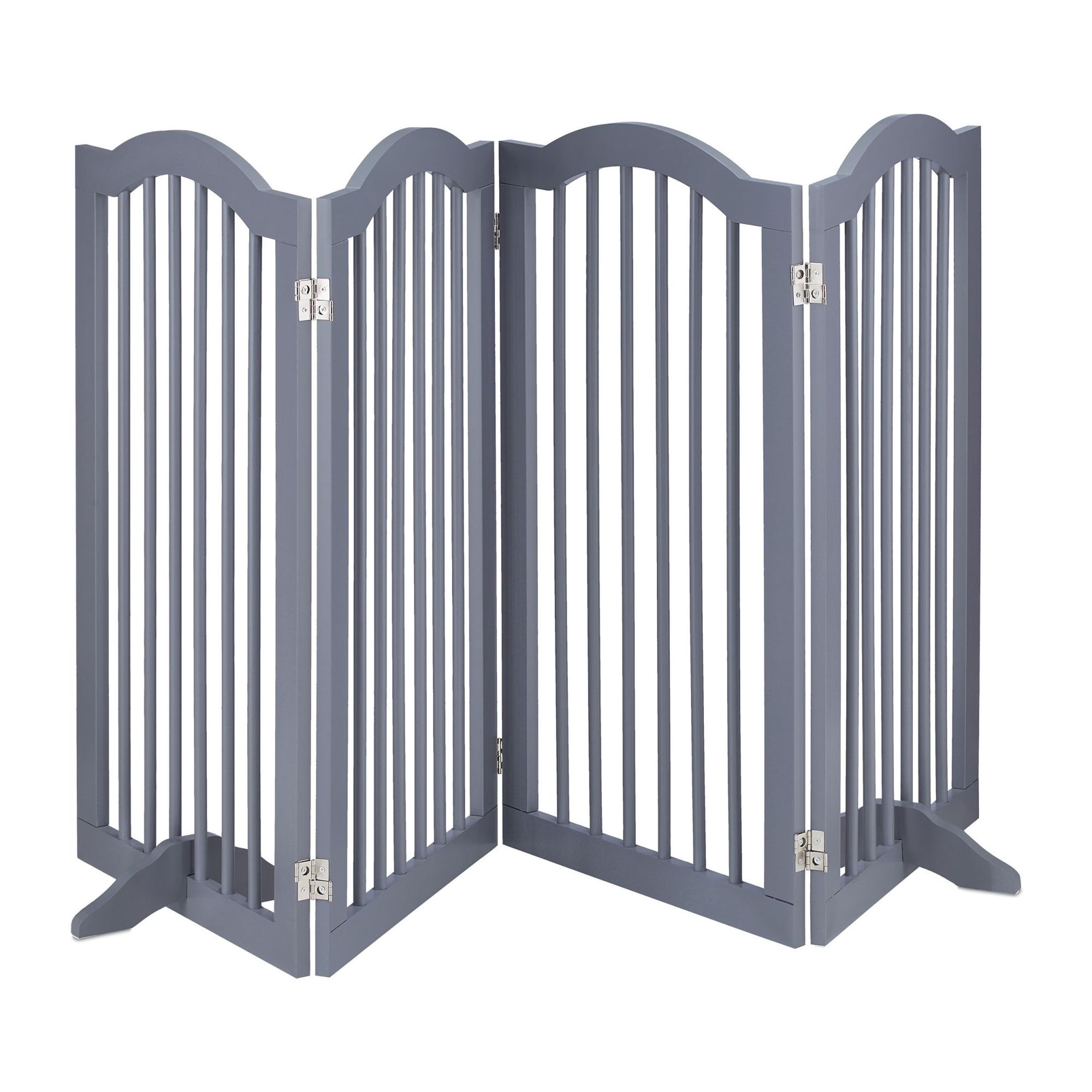 Gray security gate 92 cm