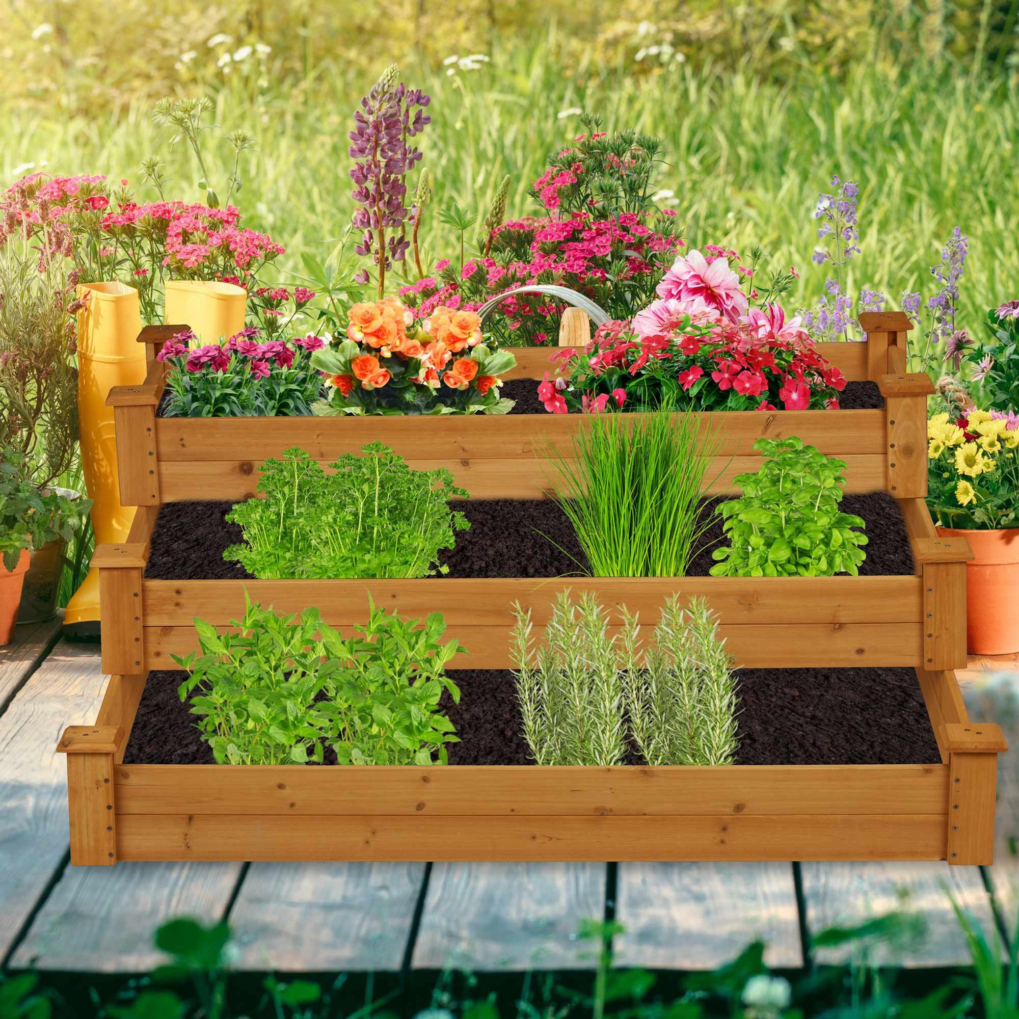 Growbox mit 3 Ebenen