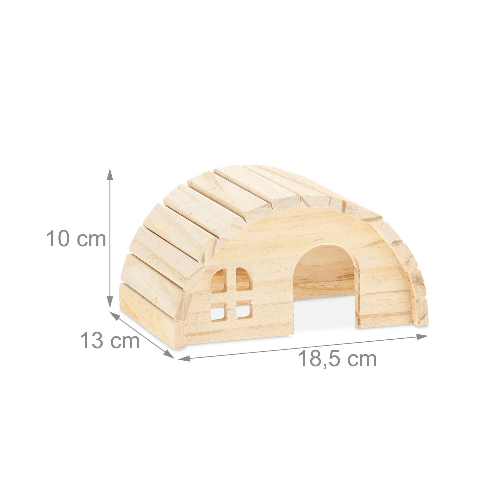 Casa de madeira para hamster