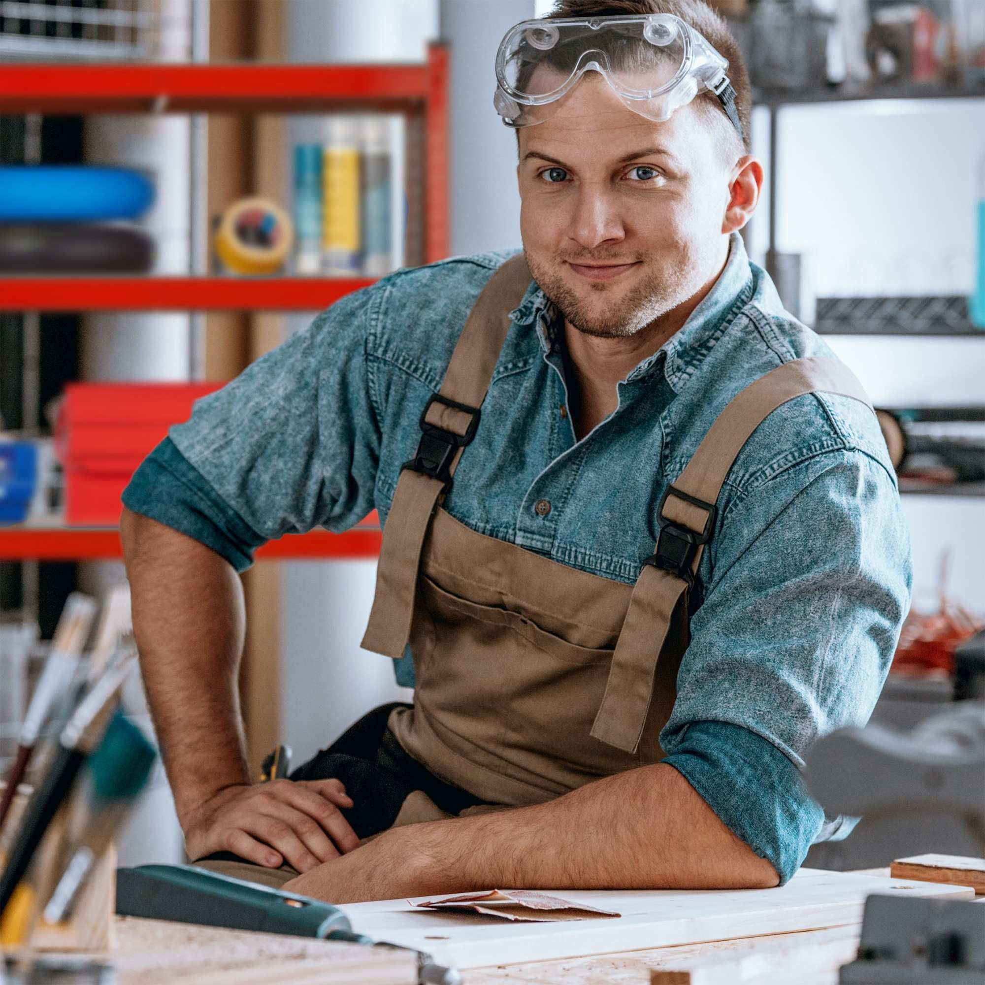 Opbergplank rood