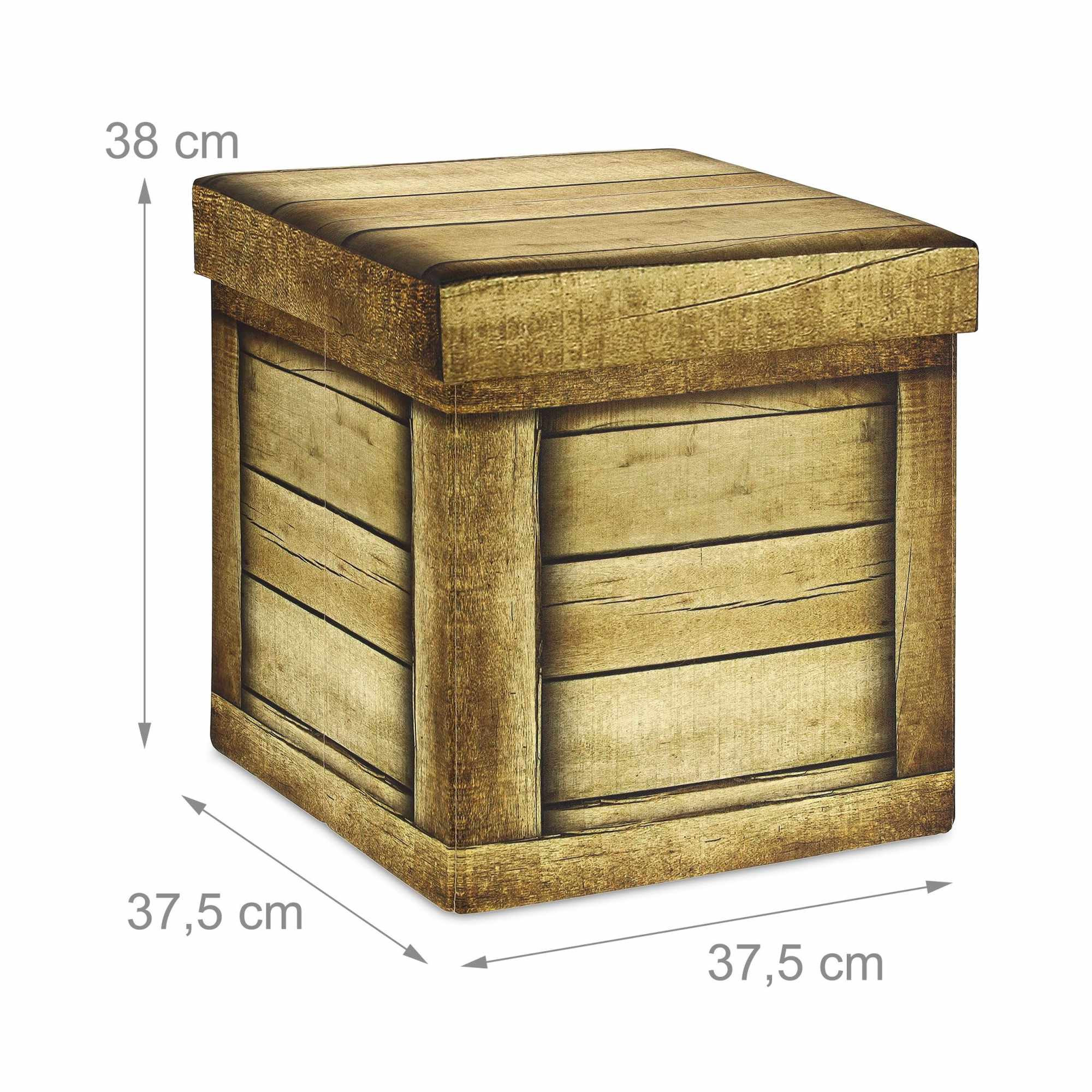 Hocker mit Stauraum