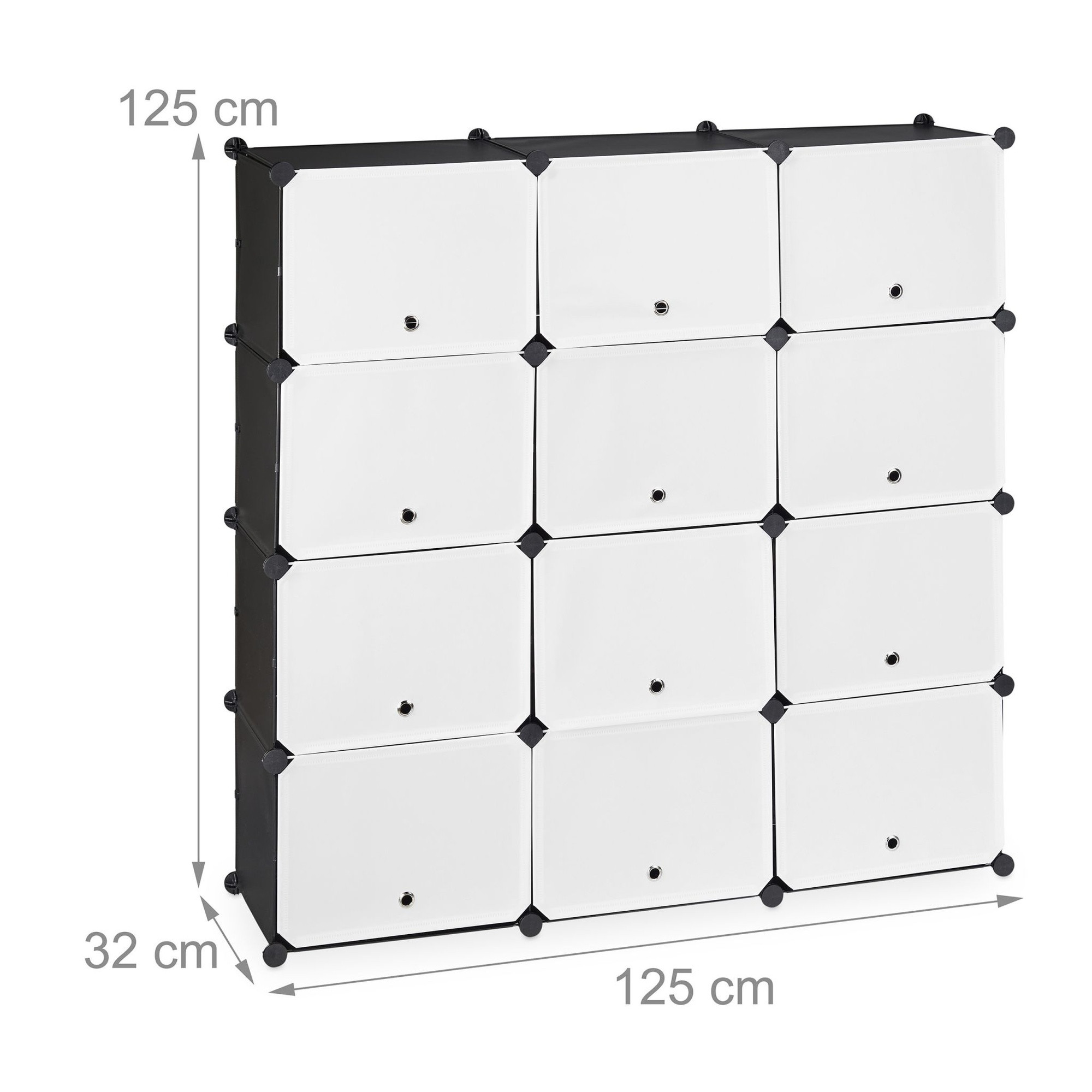 Schuhschrank mit 24 Fächern