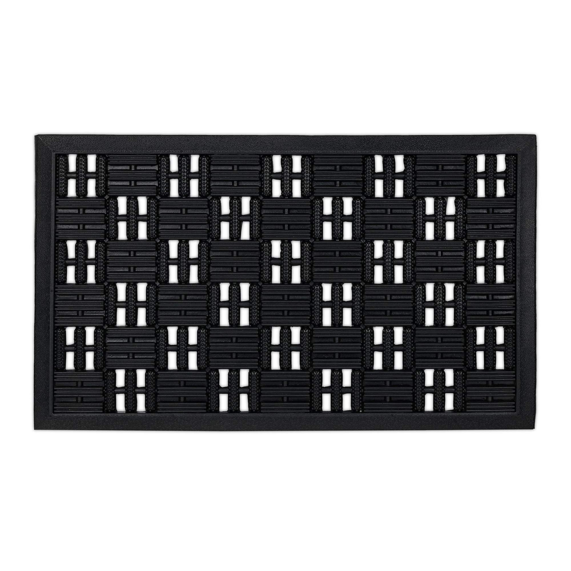 Door mat rubber grid