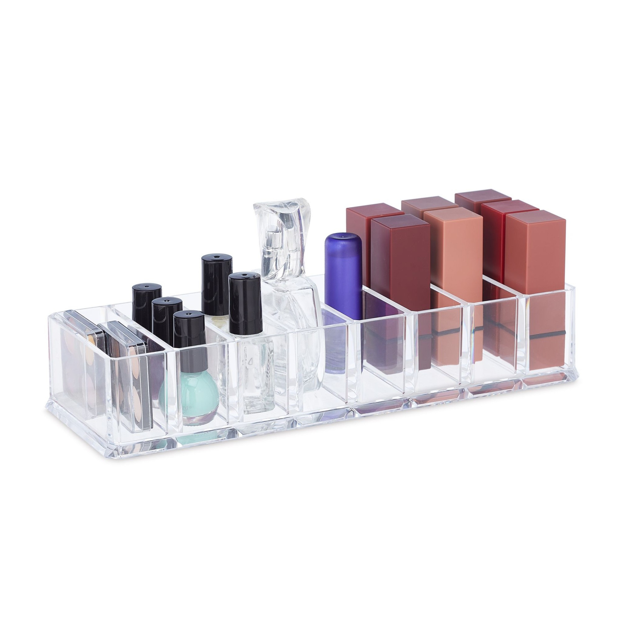 Rangement maquillage avec 8 compartiments