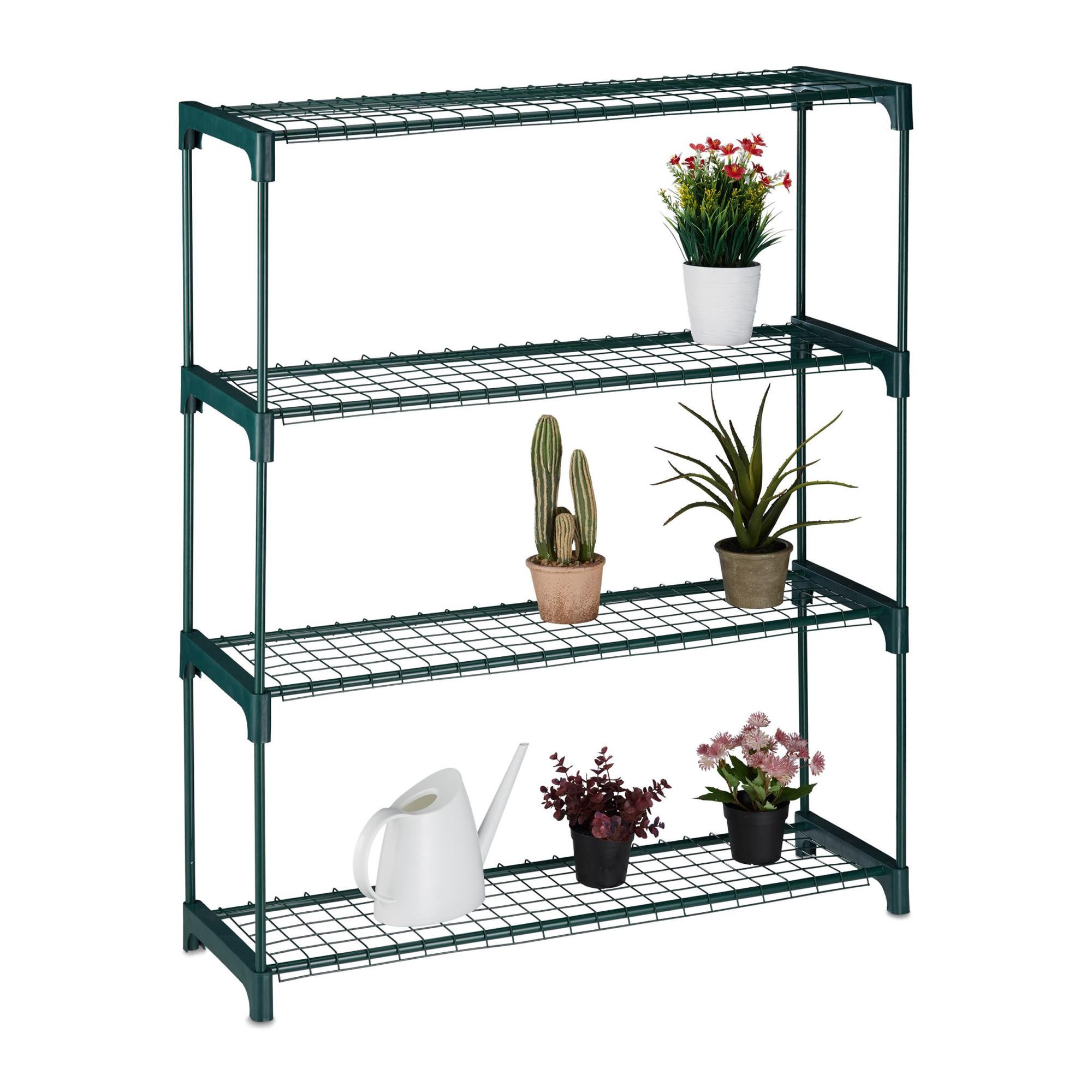 Scaffale per piante con 4 ripiani
