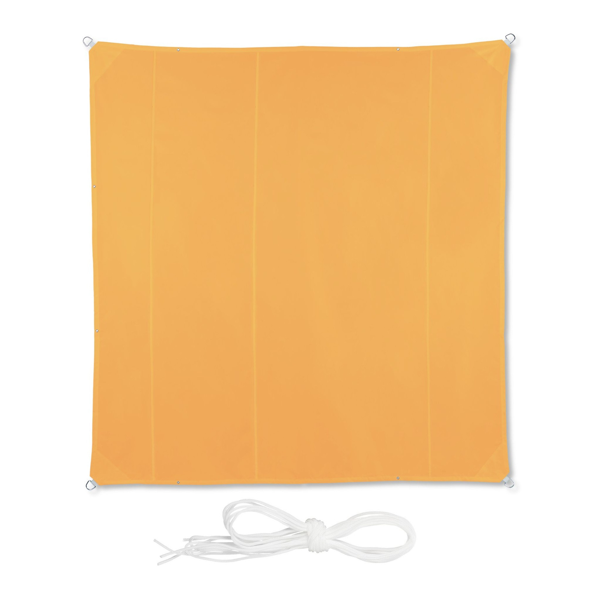 Vela de sol cuadrada amarilla