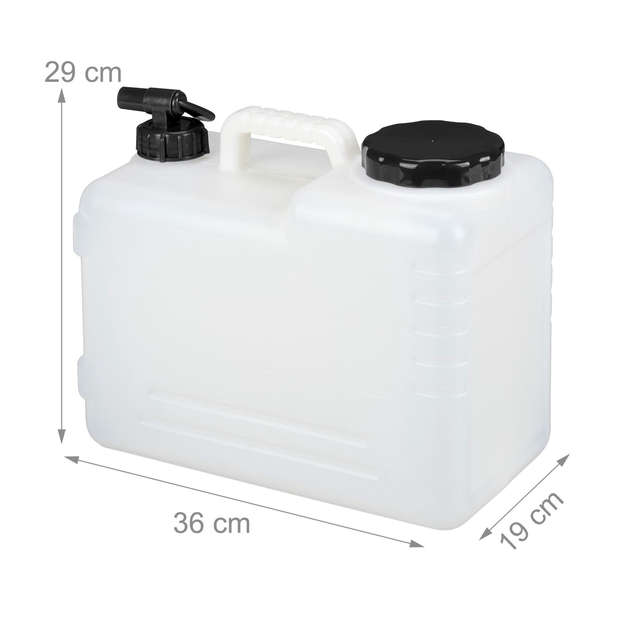 Wassertank mit Wasserhahn