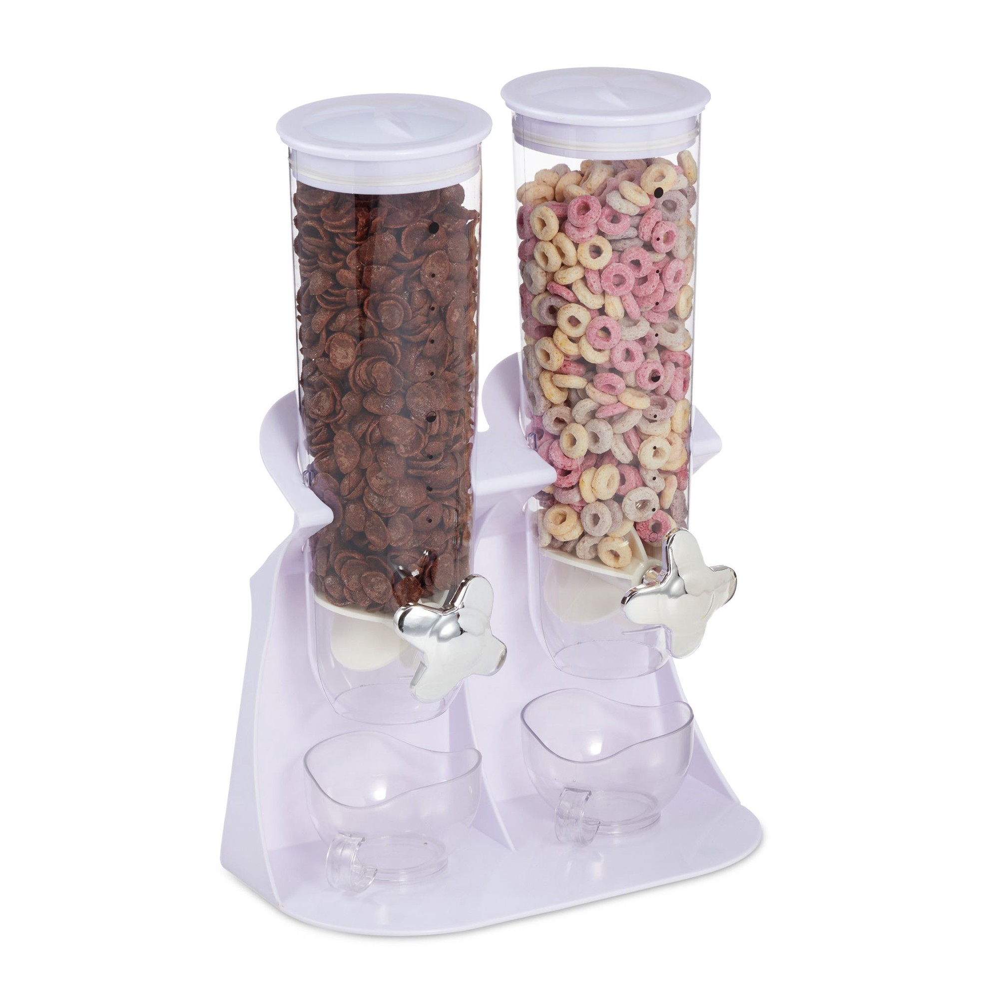 Dubbele ontbijtgranendispenser