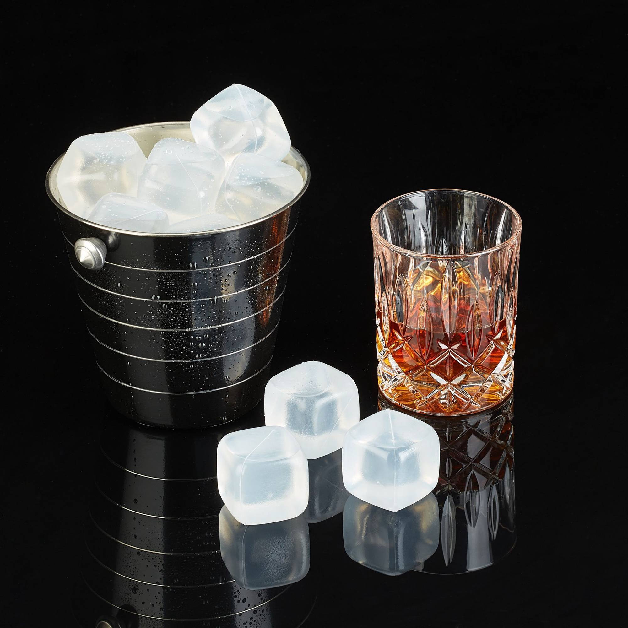 Wiederverwendbare Eiswürfel, 24er-Pack