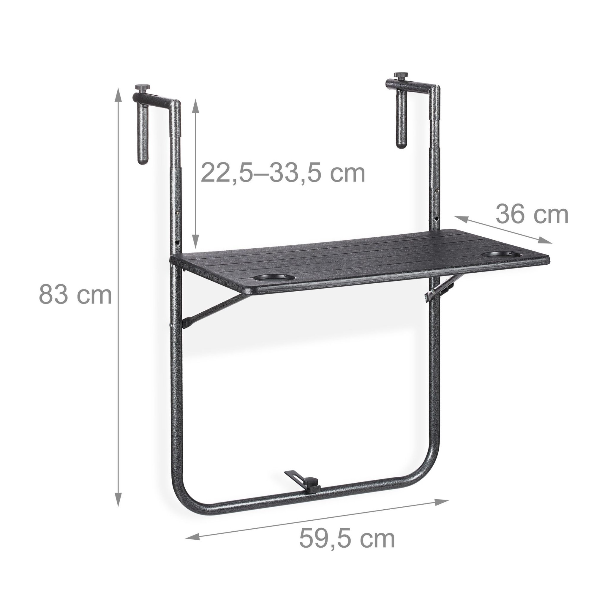 Balkontafel opvouwbaar