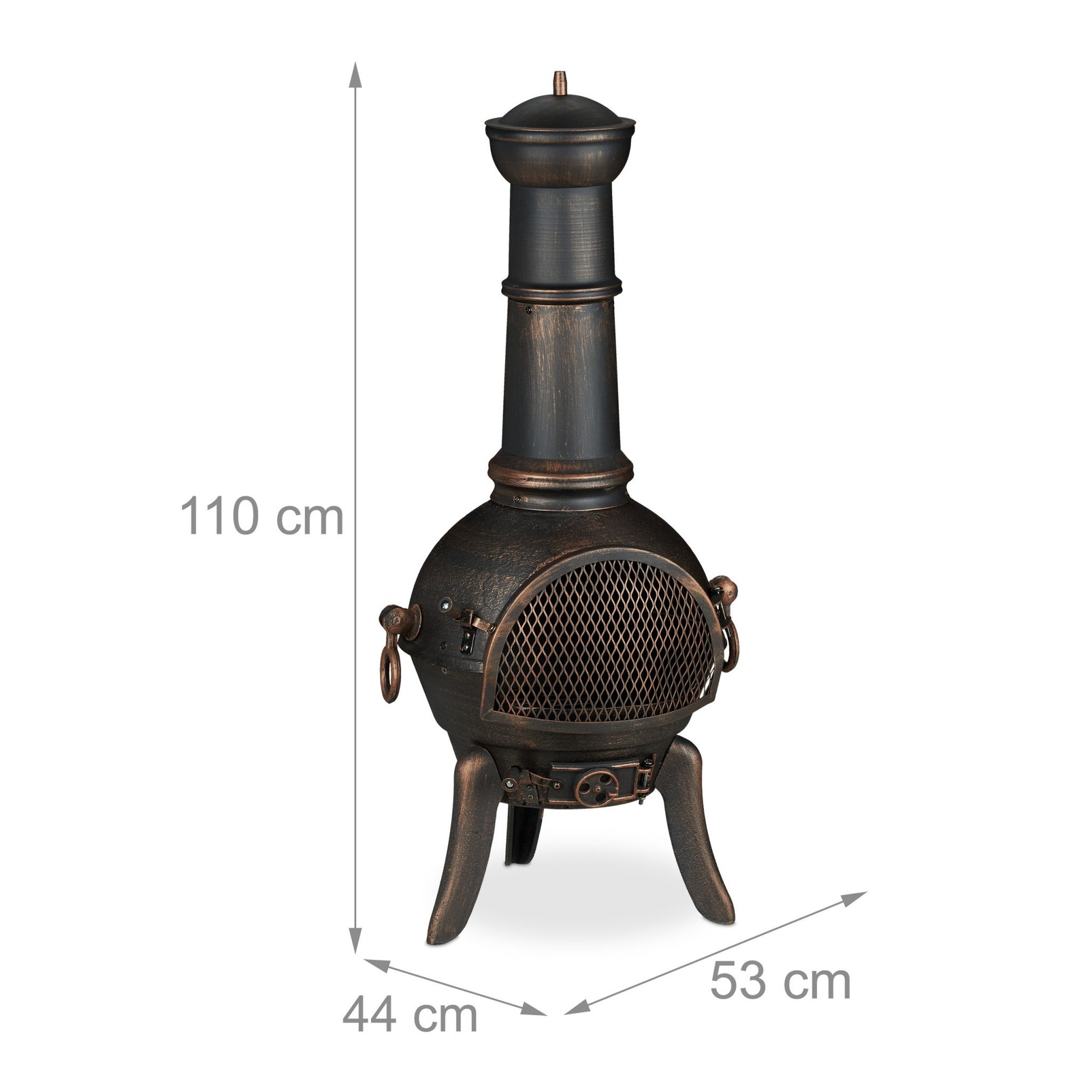 Gran chimenea al aire libre