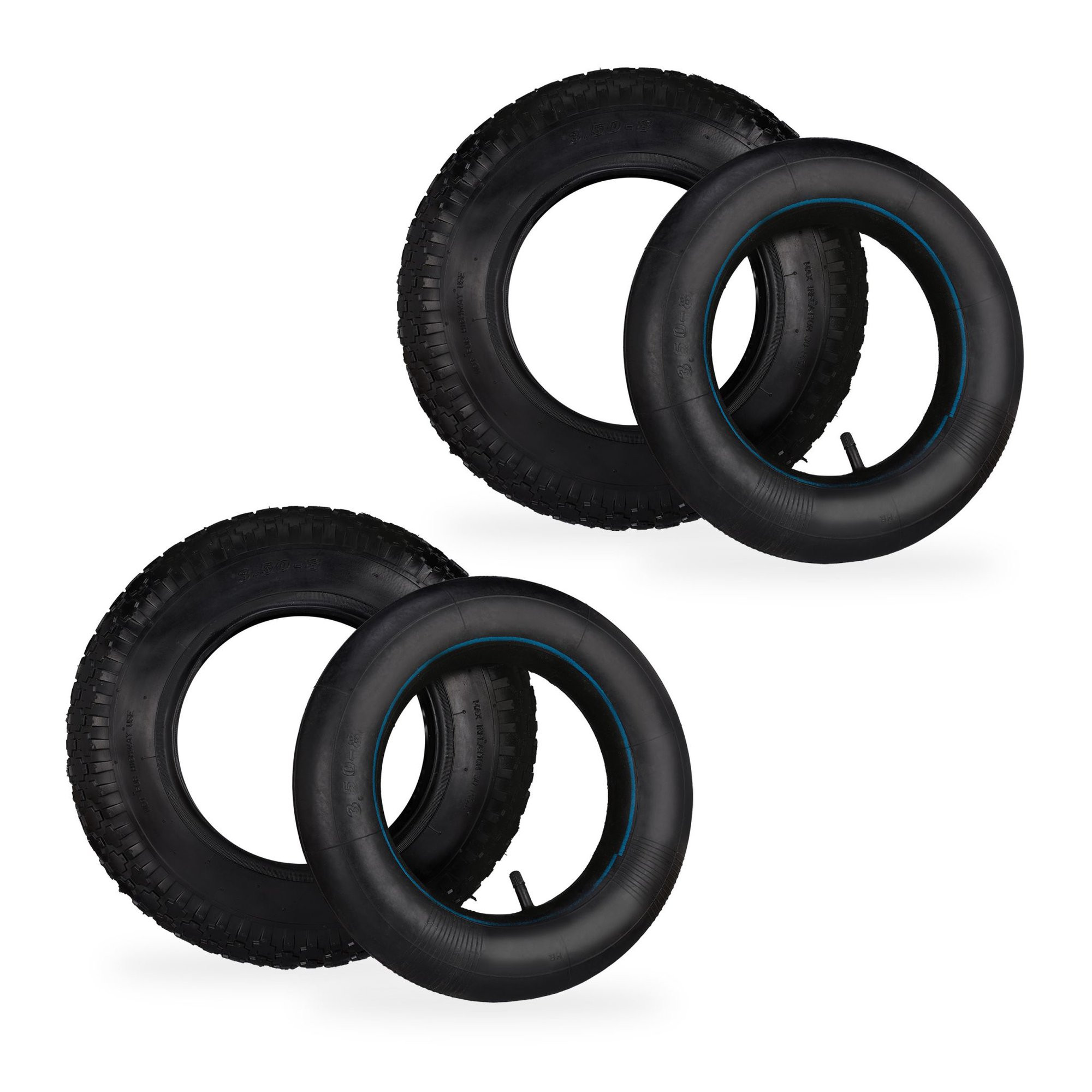 wheel set for 2 wheelbarrows with hose