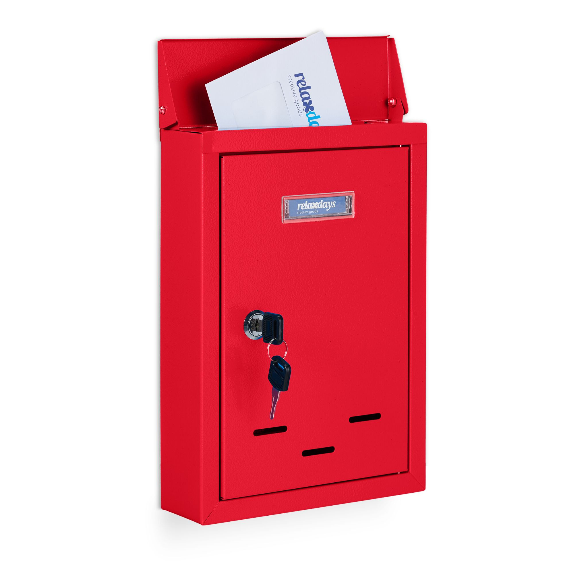 Mailbox with nameplate