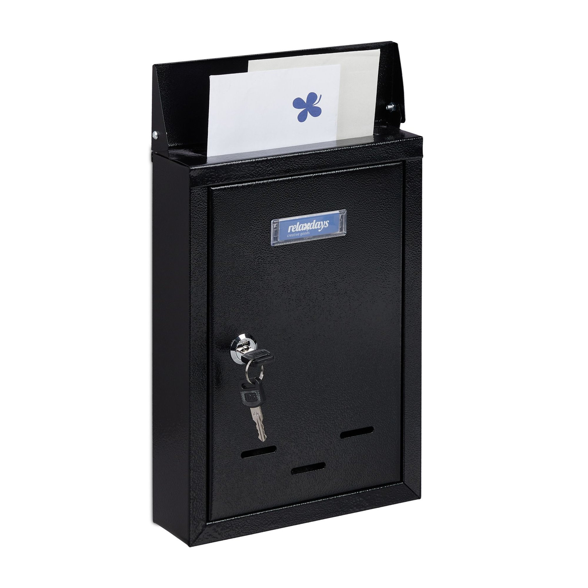 Mailbox with nameplate