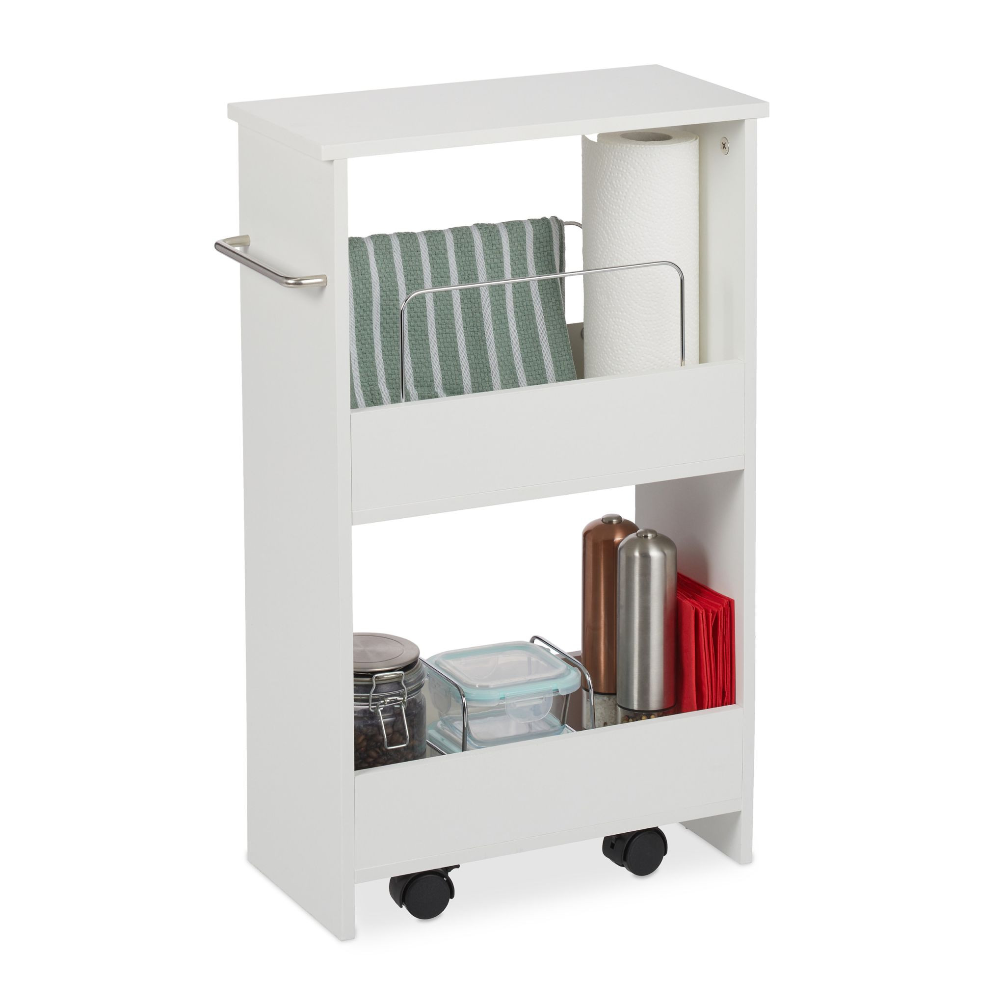 Carrito de nicho blanco