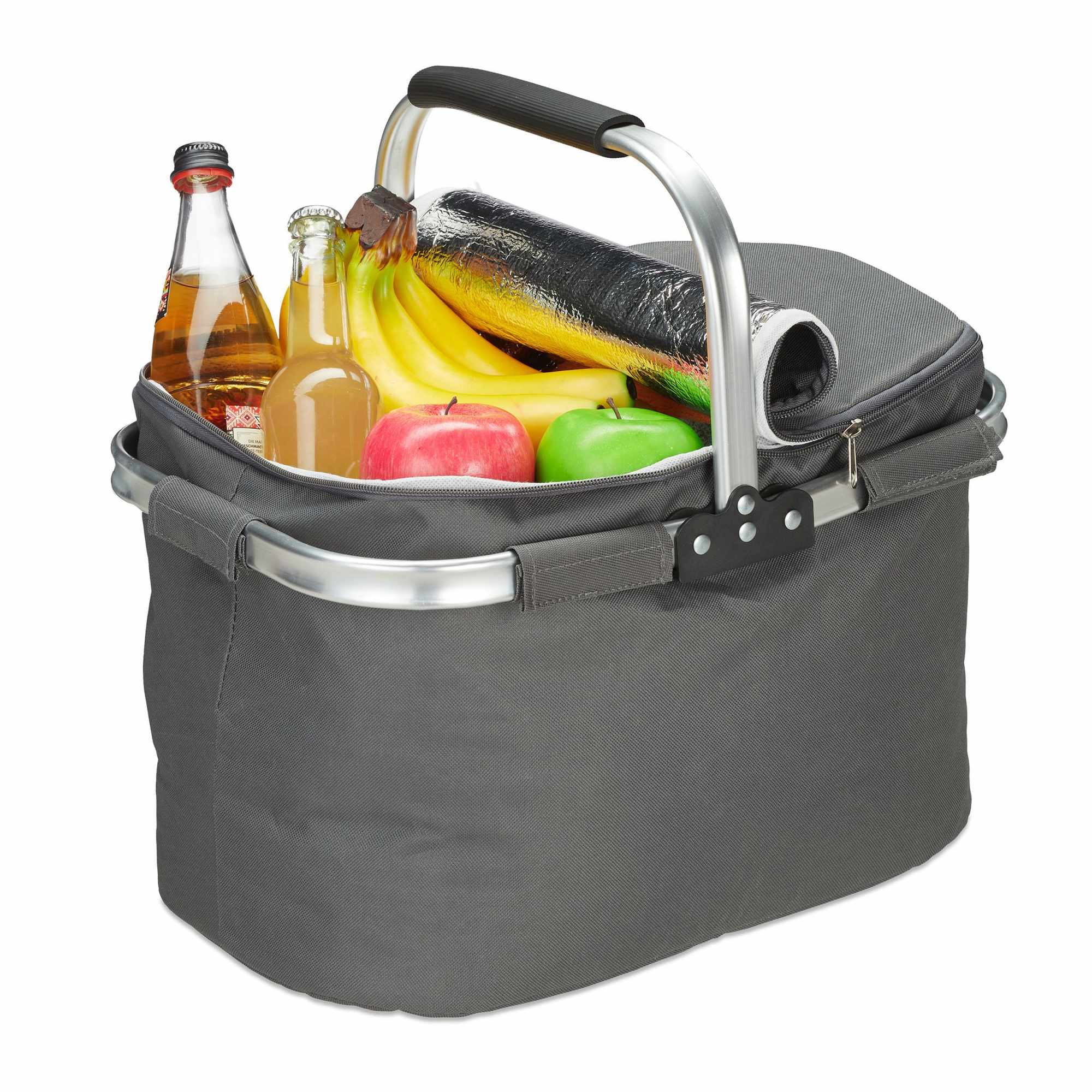 Cesto de compras com função de refrigeração