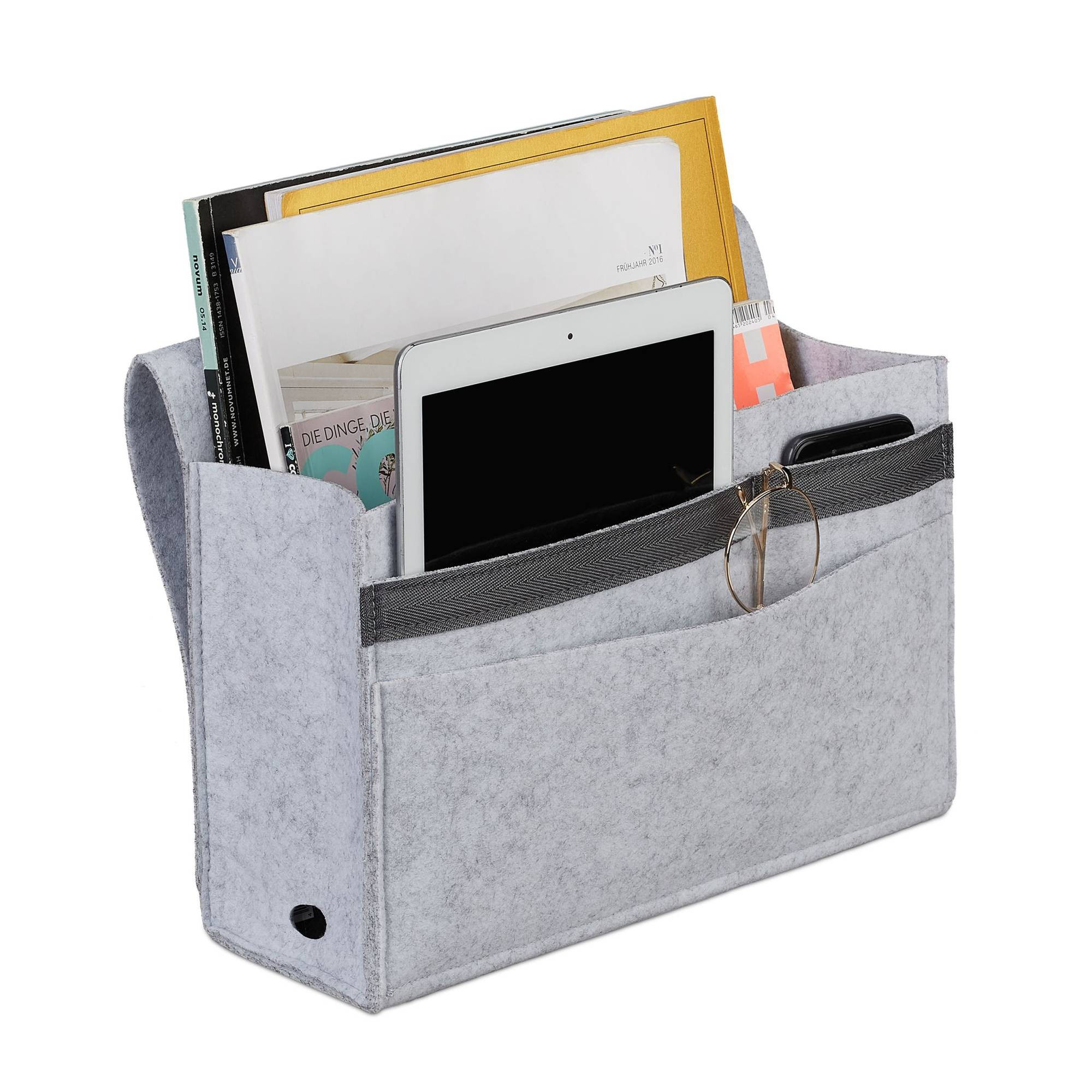 Bedtas met klittenbandsluiting