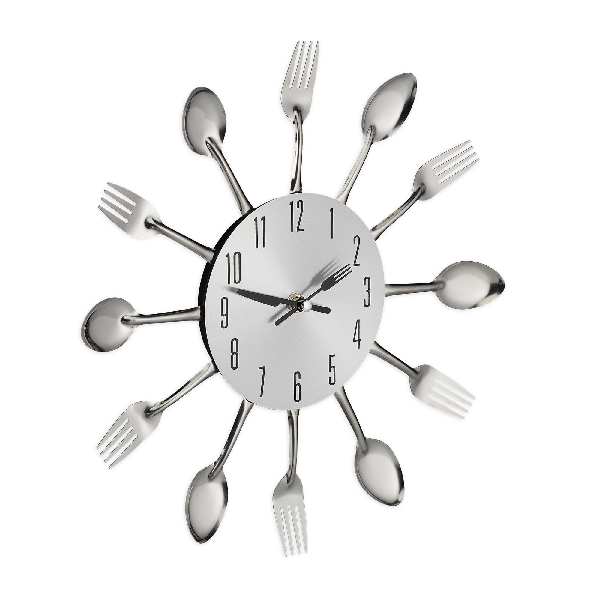 Wall clock cutlery