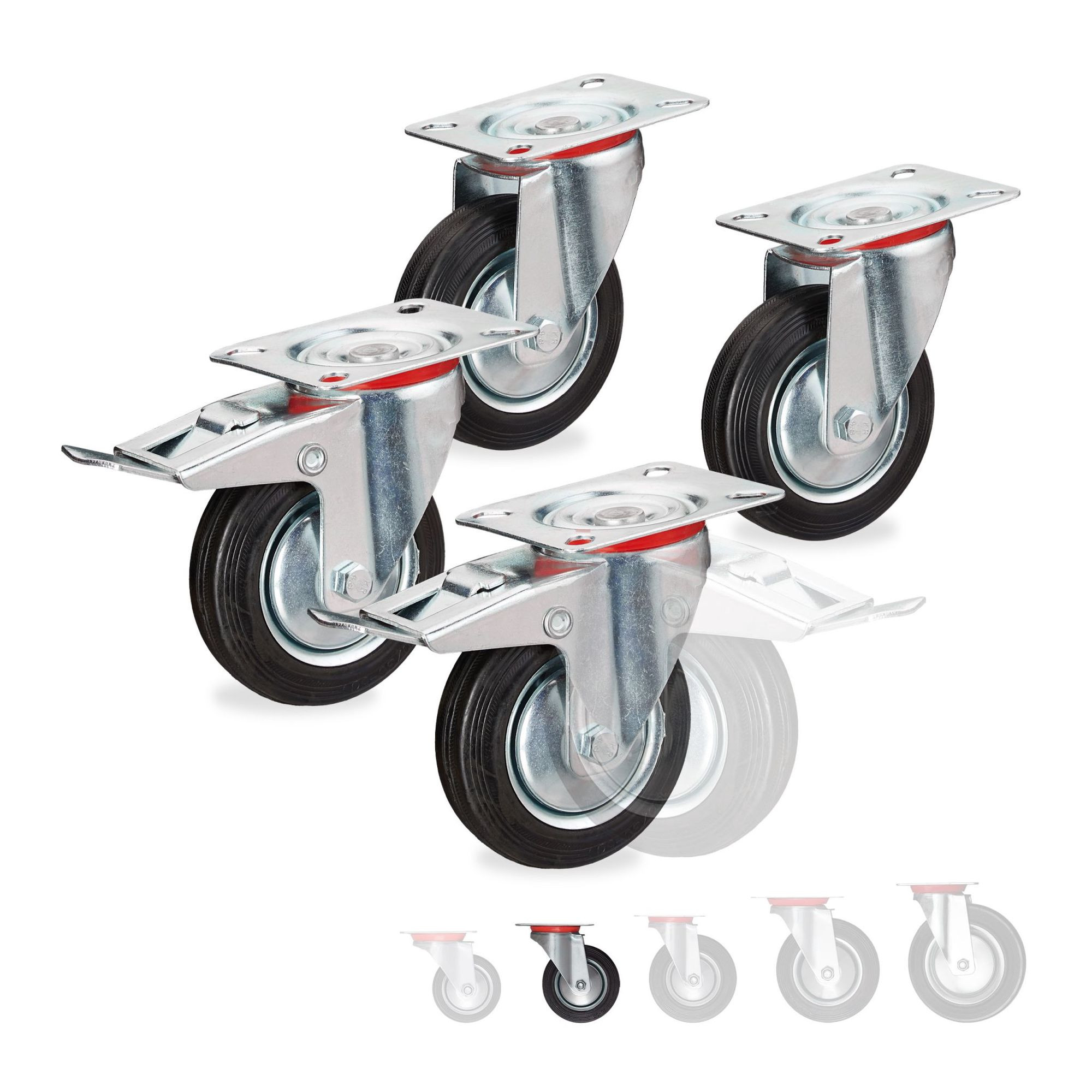Powerful wheels, 4 pcs