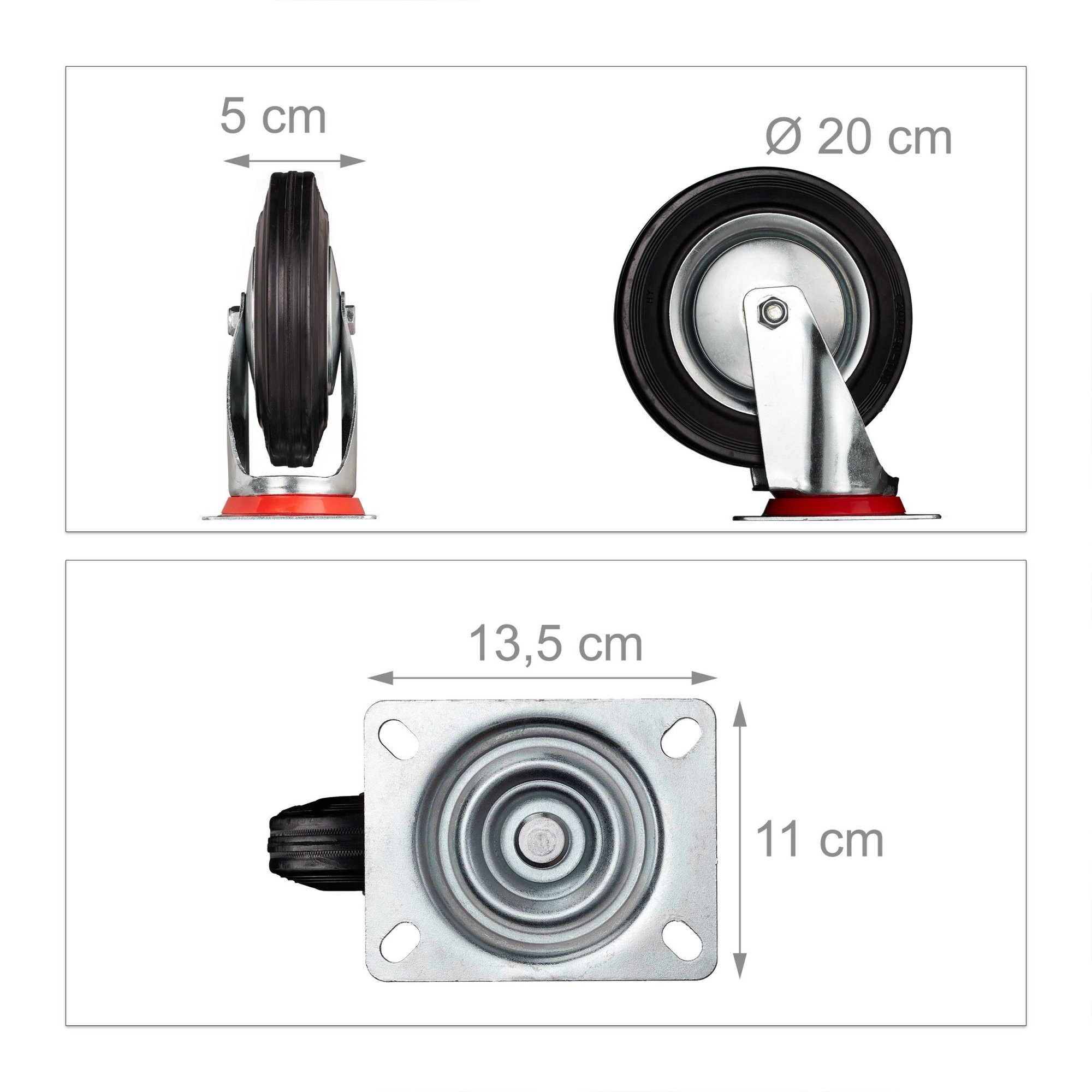 Powerful wheels, 4 pcs